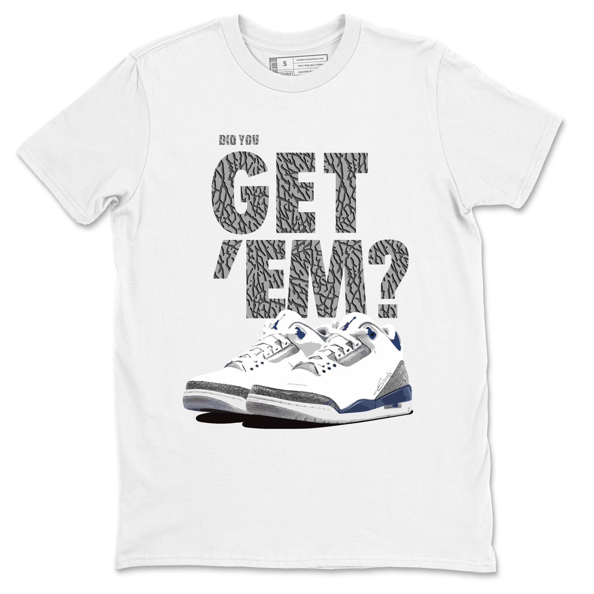 Did You Get 'Em snkmatch Tees - Air Jordan 3 Midnight Navy 2023