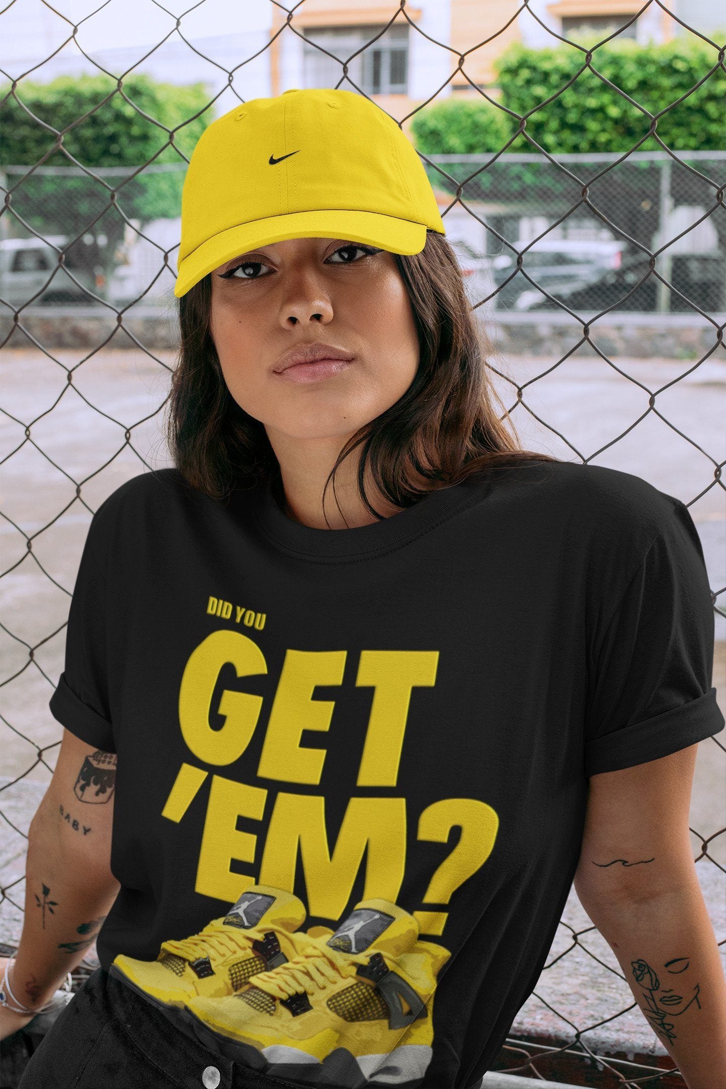 Did You Get 'Em Unisex Tops - Air Jordan 4 Lightning