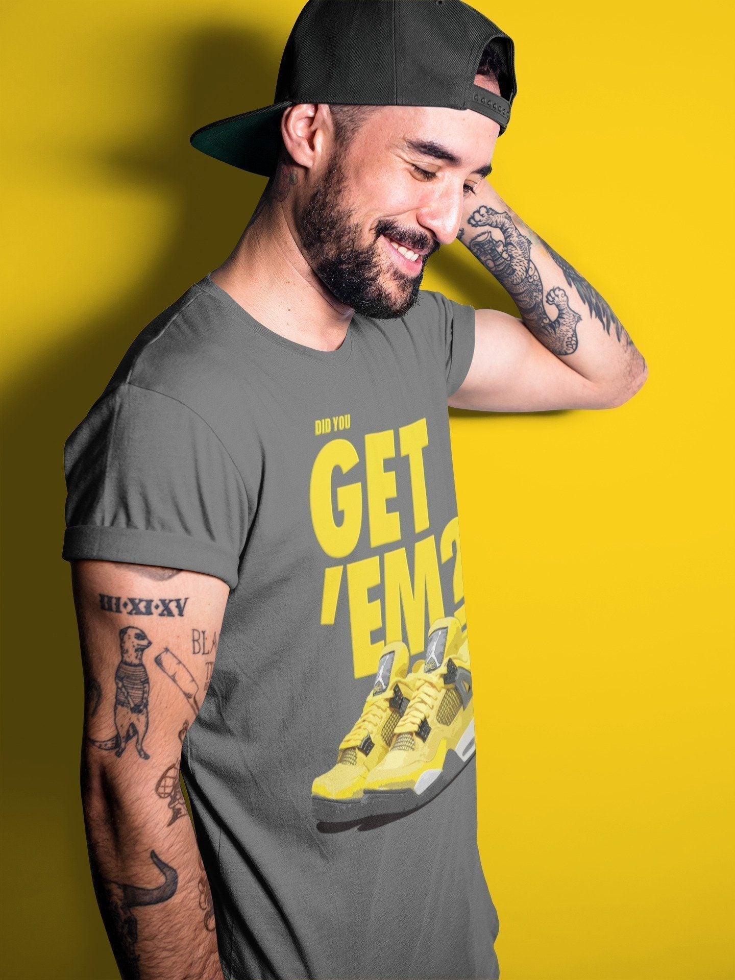 Did You Get 'Em Unisex Tops - Air Jordan 4 Lightning