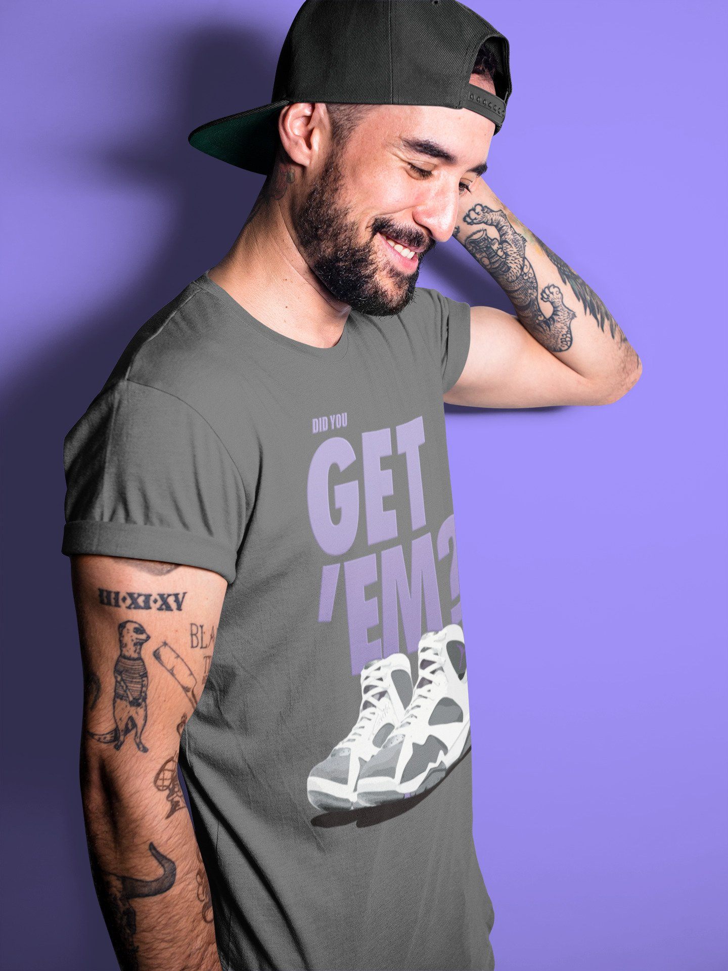 Did You Get 'Em Unisex Tops - Air Jordan 7 Flint