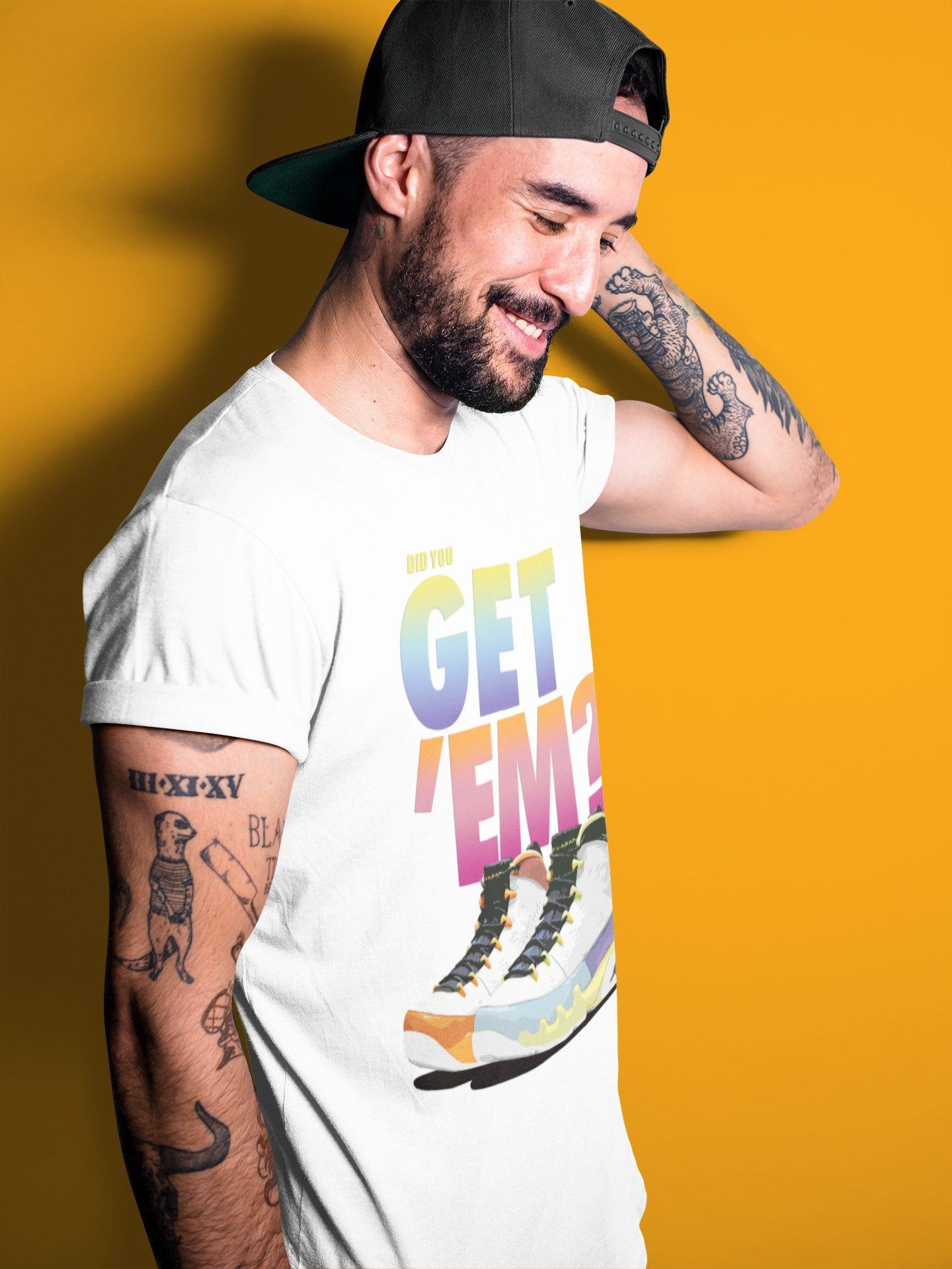 Did You Get 'Em Unisex Tops - Air Jordan 9 Change The World