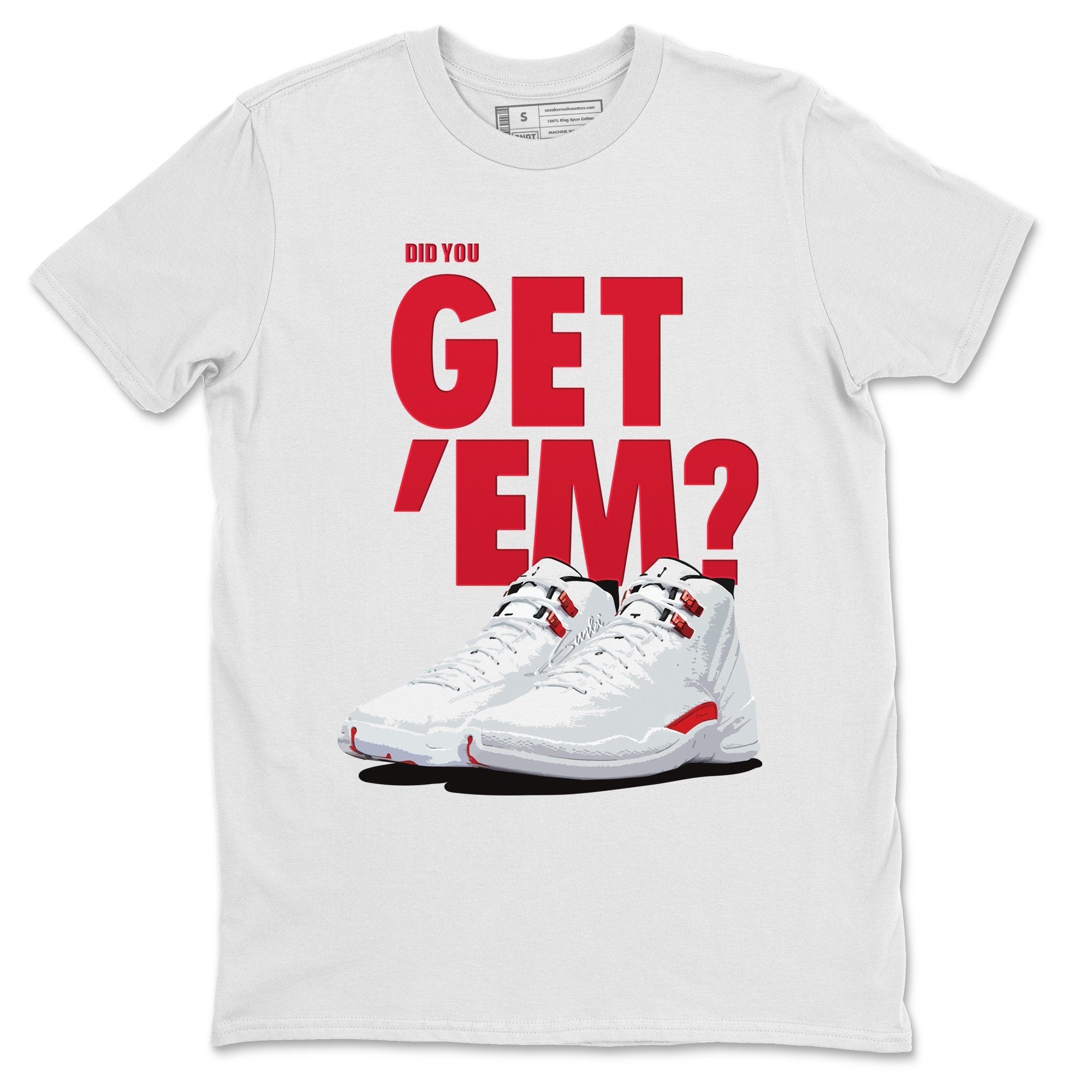 Did You Get 'Em Unisex Tops - Air Jordan 12 Twist