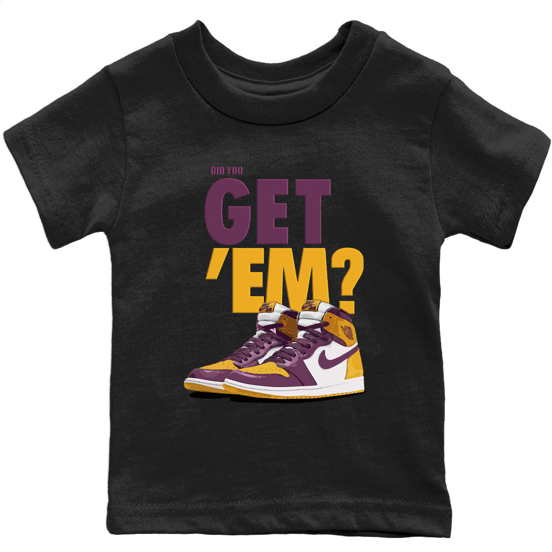 Did You Get 'Em Kids Tops - Air Jordan 1 Brotherhood