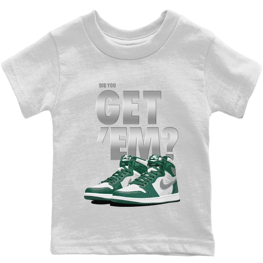 Did You Get 'Em Kids Tops - Air Jordan 1 Gorge Green