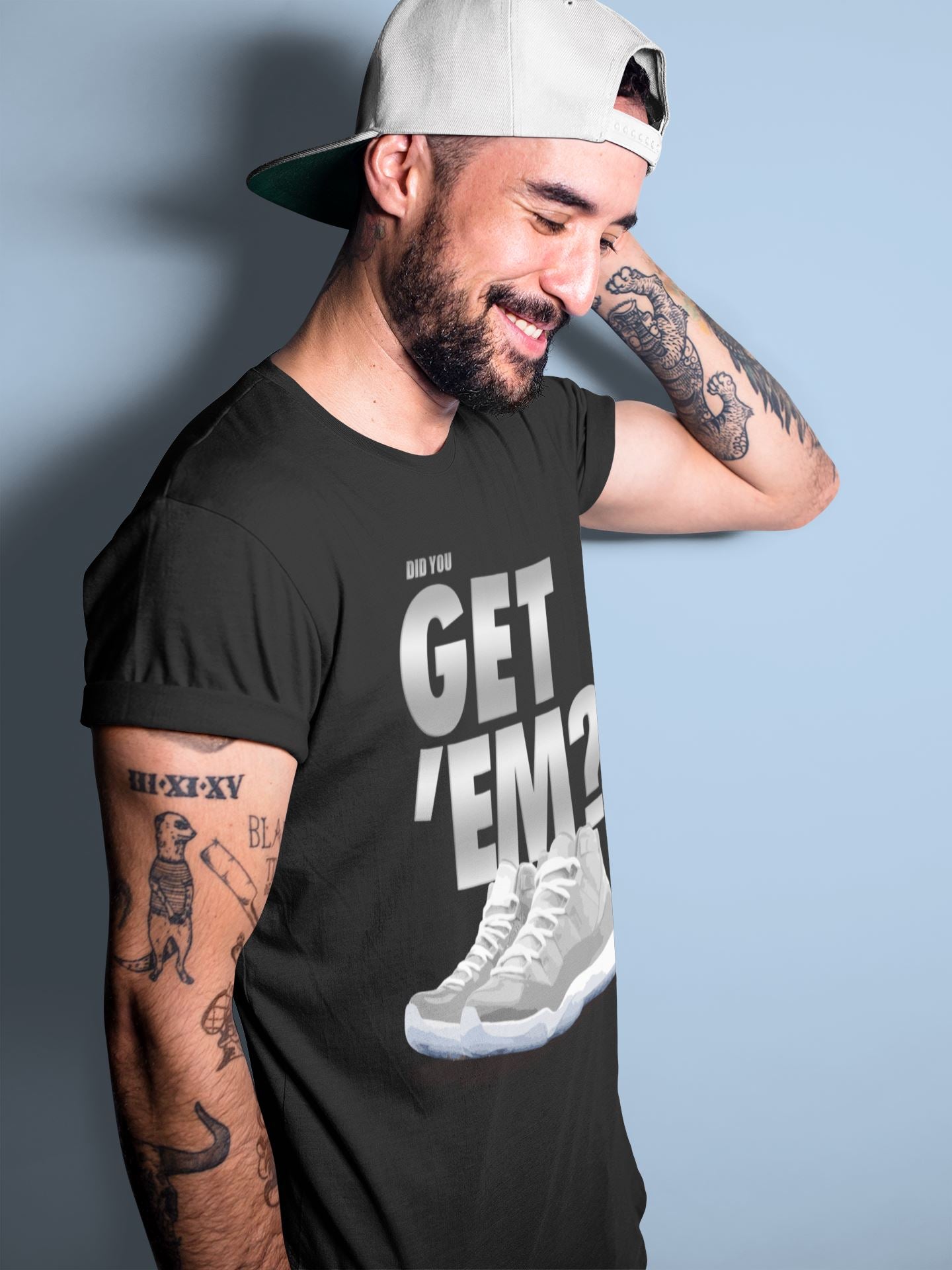 Did You Get 'Em Unisex Tops - Air Jordan 11 Cool Grey