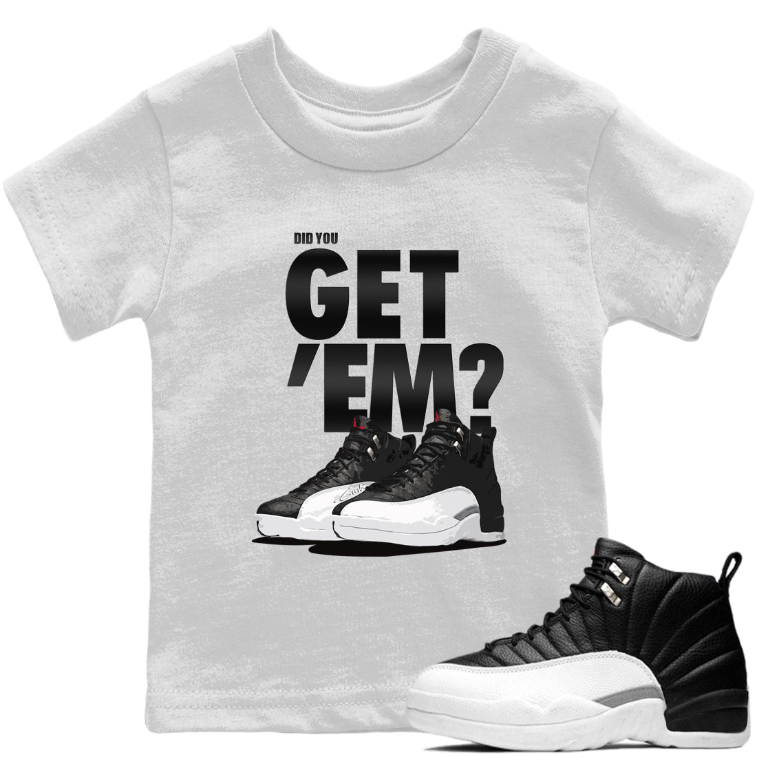 Did You Get Em Kids Tops - Air Jordan 12 Playoffs