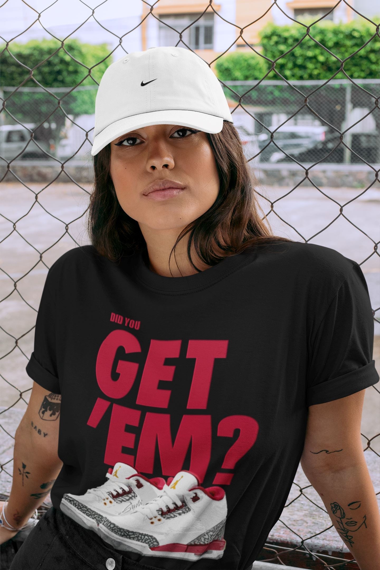 Did You Get 'Em Unisex Tops - Air Jordan 3 Cardinal
