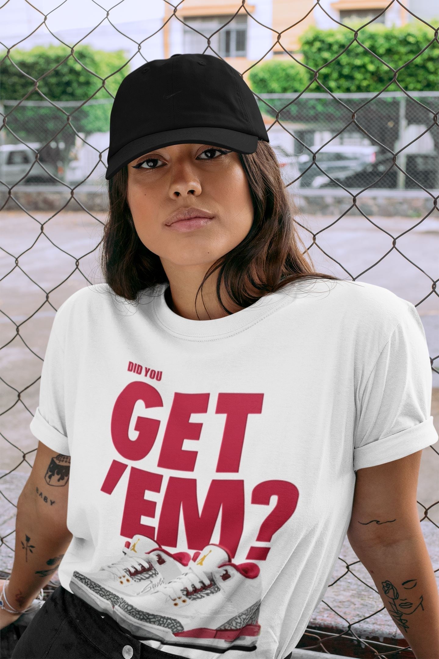 Did You Get 'Em Unisex Tops - Air Jordan 3 Cardinal