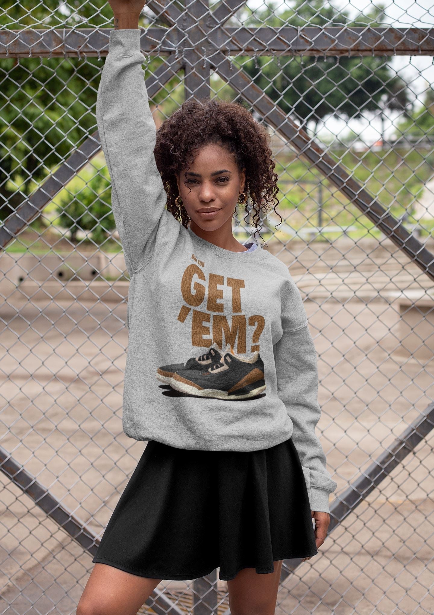Did You Get 'Em Unisex Tops - Air Jordan 3 Desert Elephant