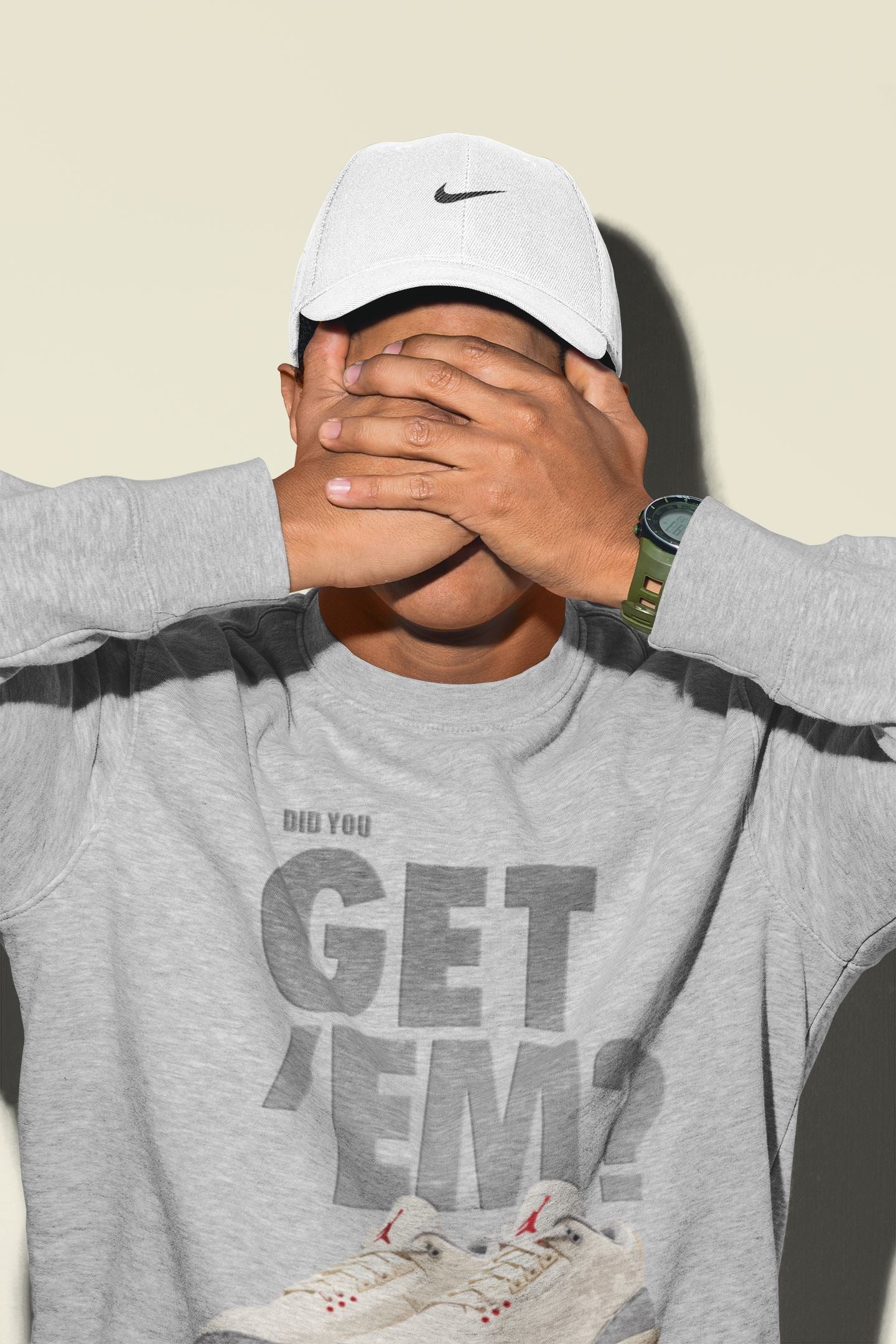 Did You Get 'Em Unisex Tops - Air Jordan 3 Muslin