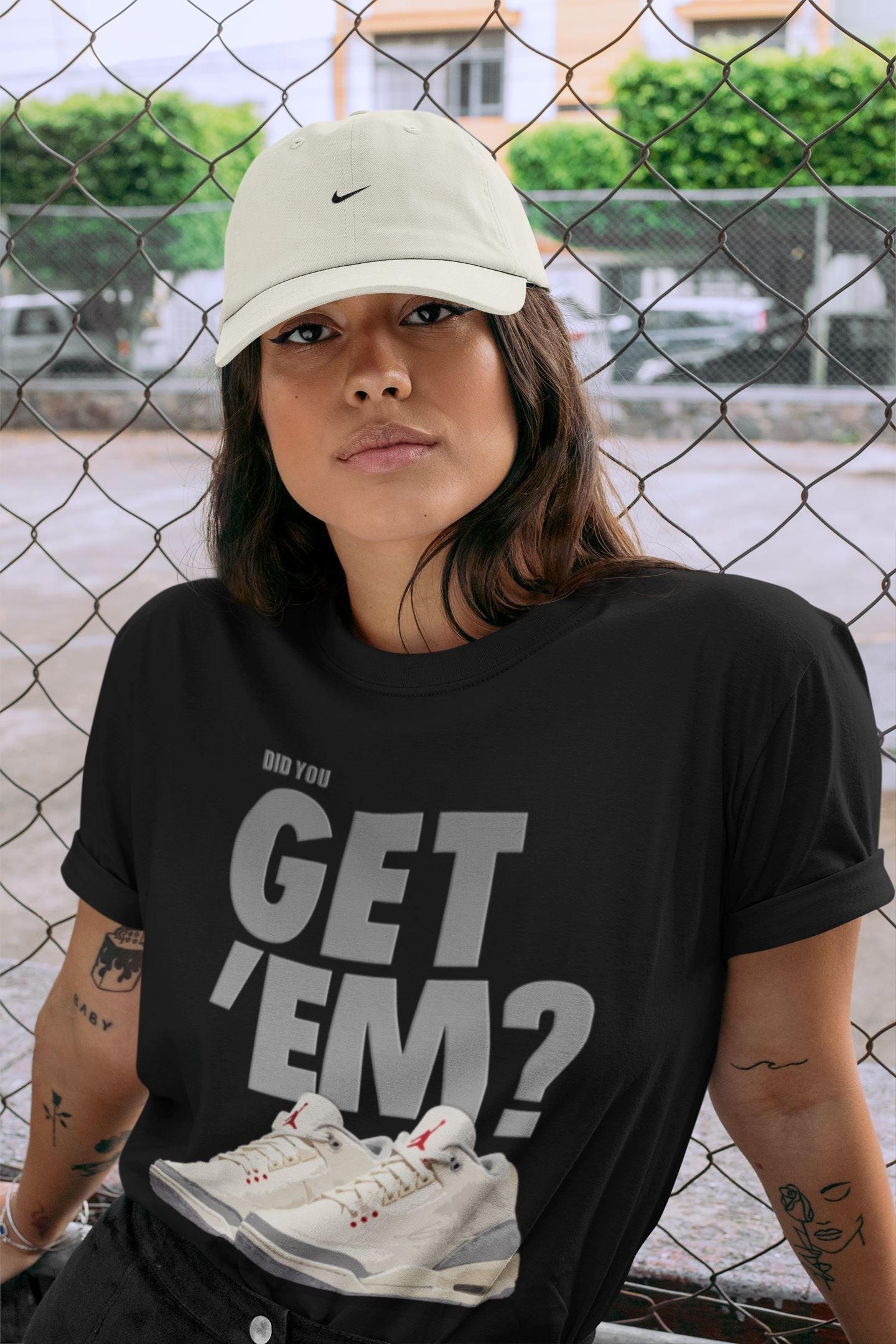 Did You Get 'Em Unisex Tops - Air Jordan 3 Muslin