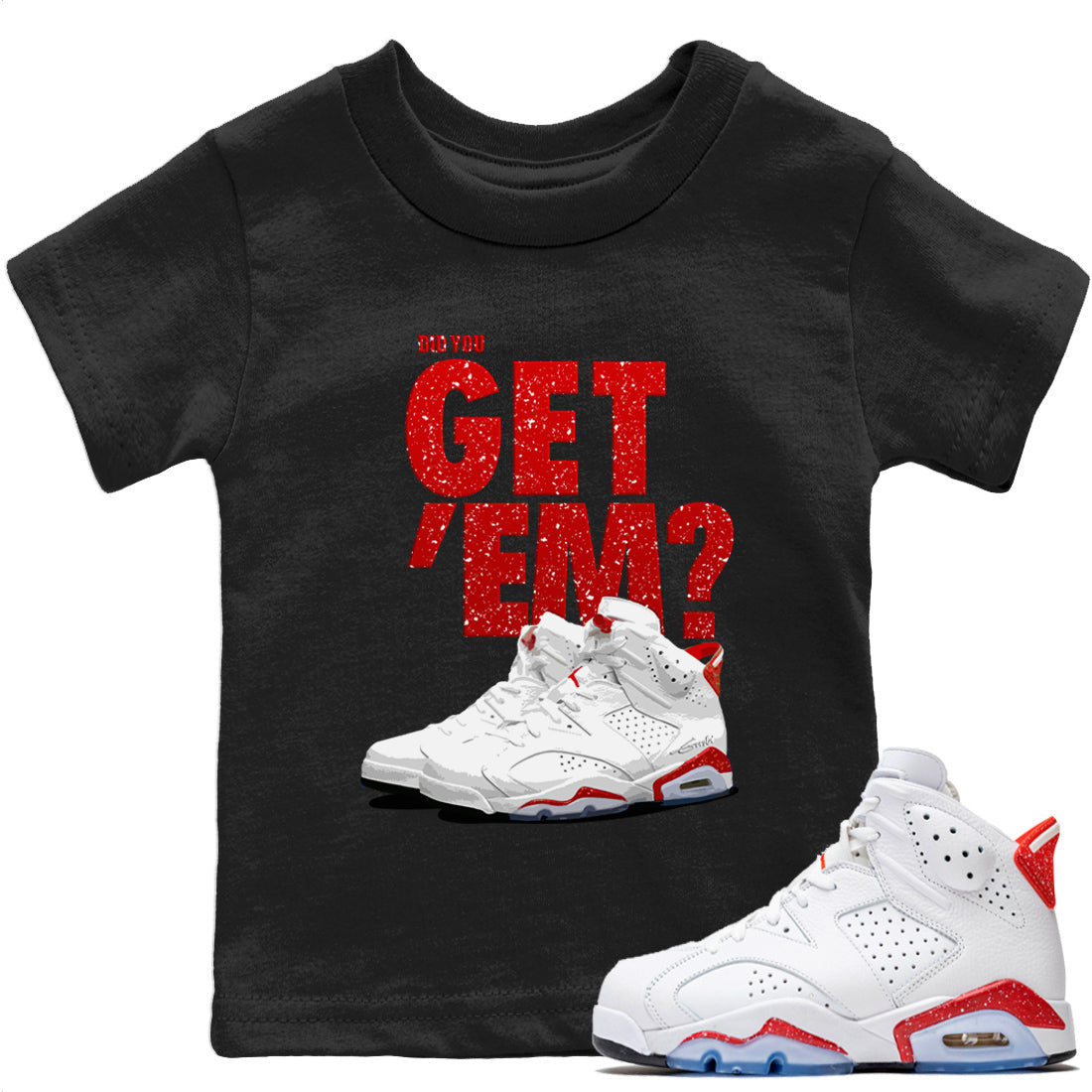 Did You Get 'Em Kids Tops - Air Jordan 6 Red Velvet Cookies