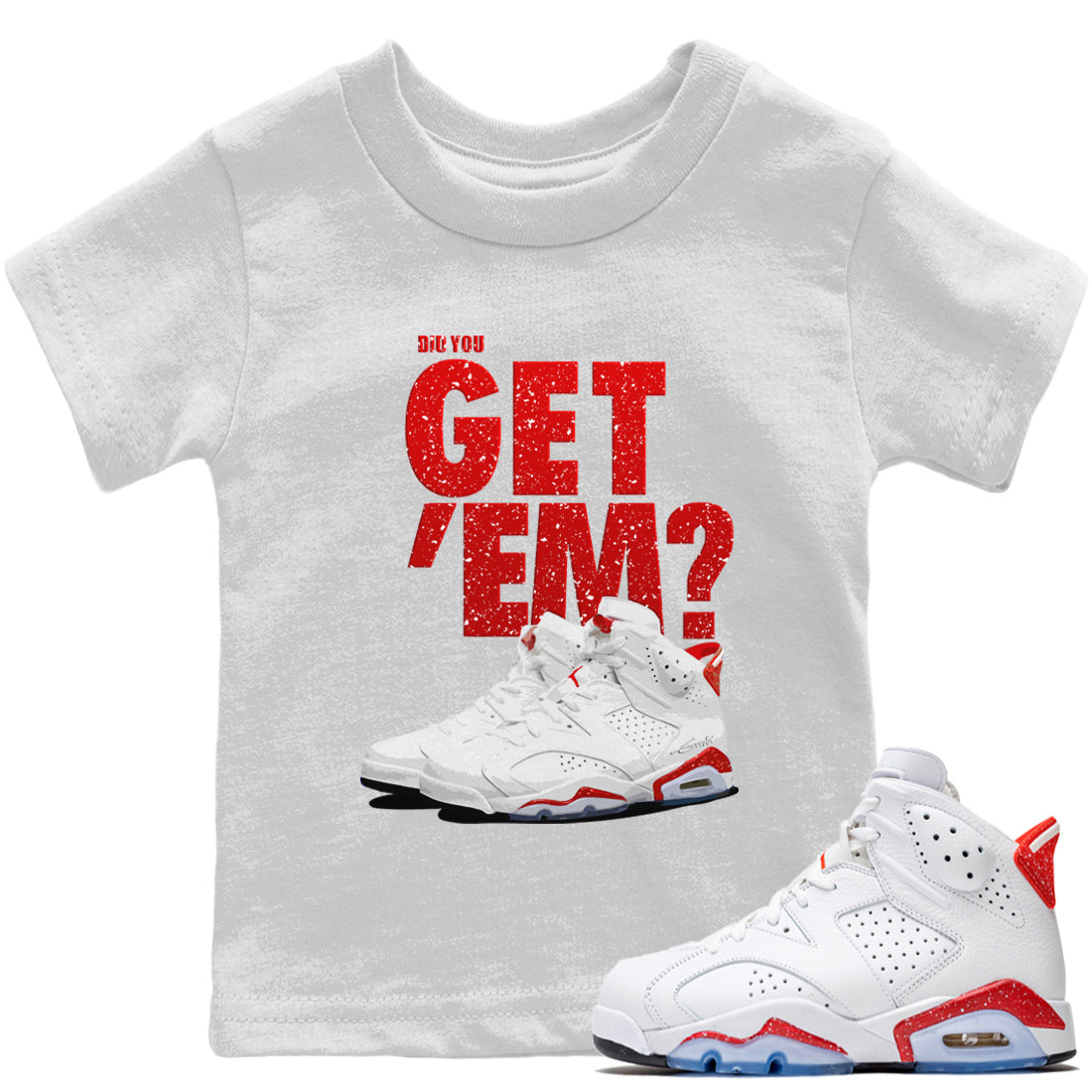 Did You Get 'Em Kids Tops - Air Jordan 6 Red Velvet Cookies