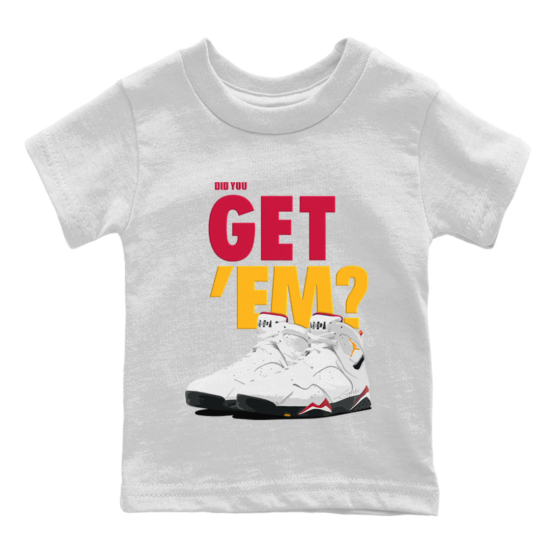 Did You Get 'Em Kids Tops - Air Jordan 7 Cardinal