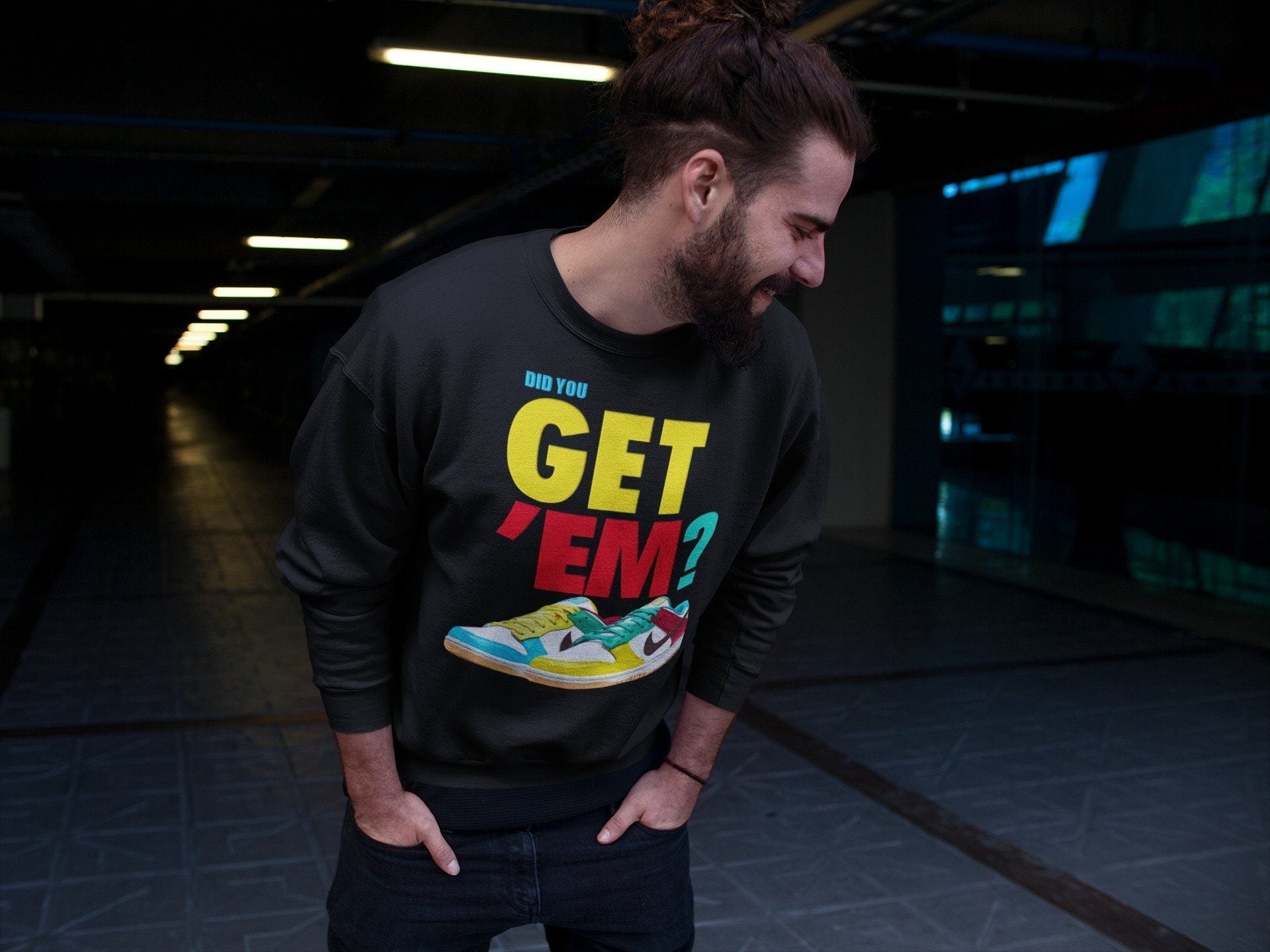 Did You Get 'Em Unisex Tops - Dunk Free 99 White