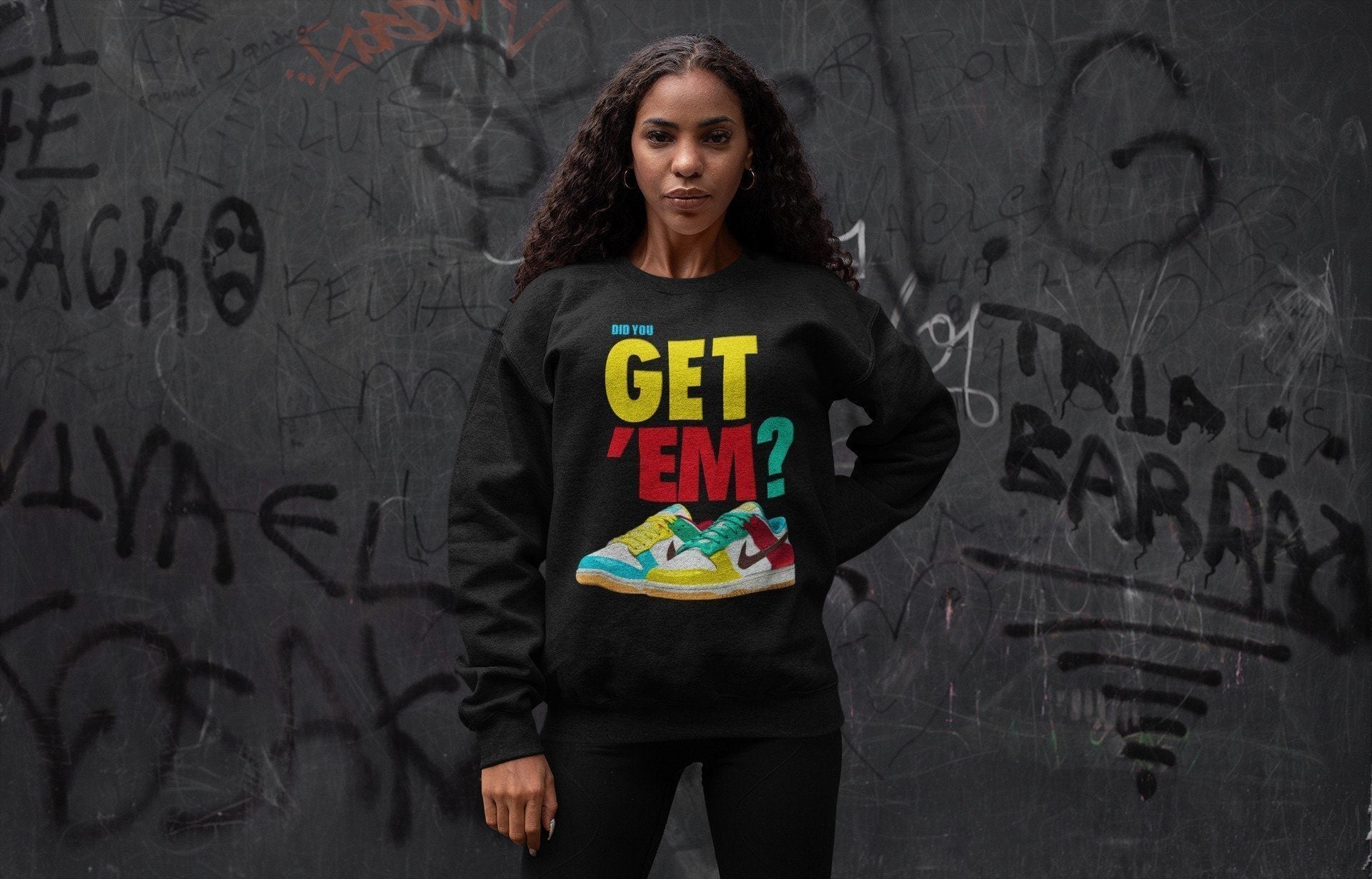 Did You Get 'Em Unisex Tops - Dunk Free 99 White