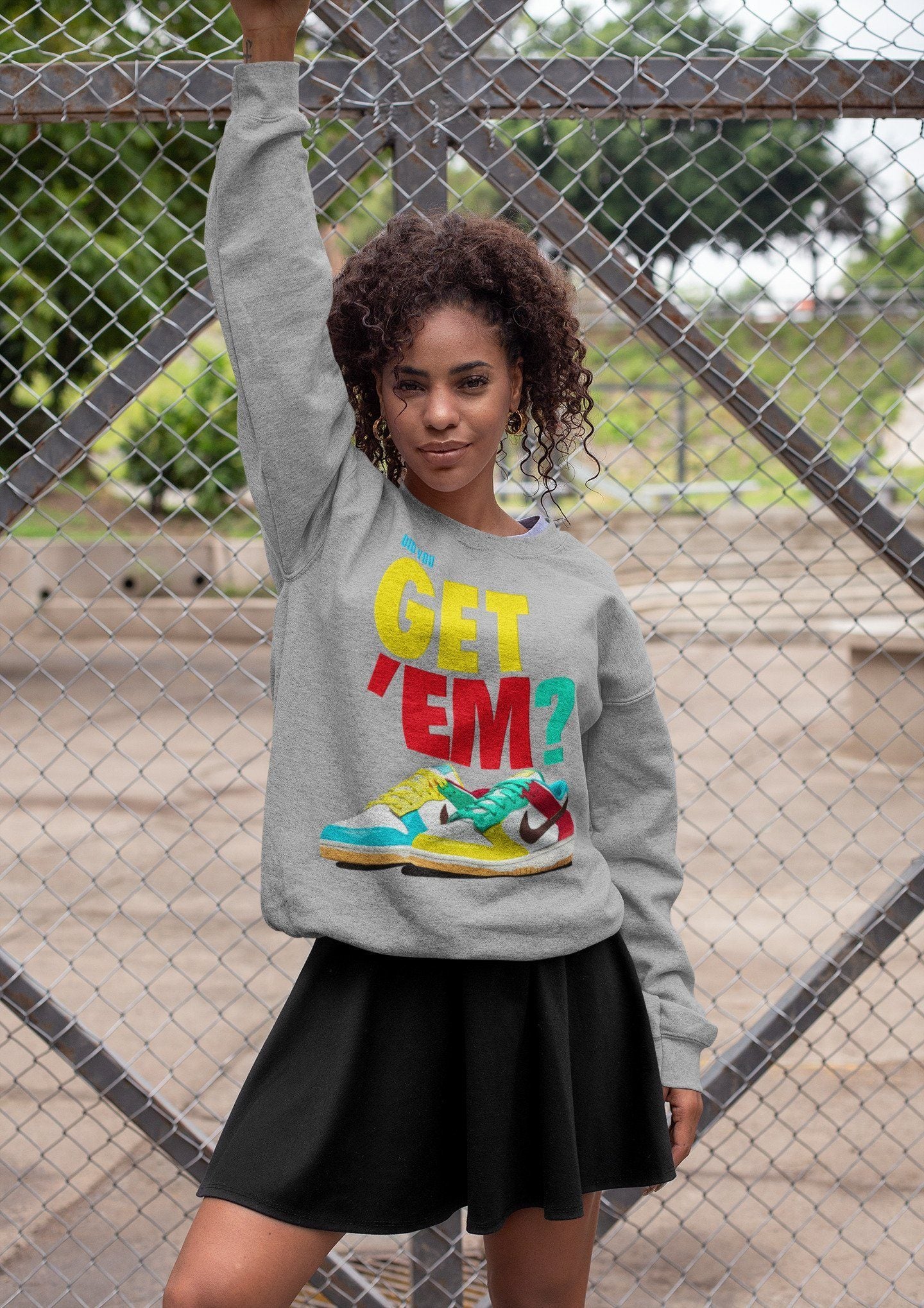 Did You Get 'Em Unisex Tops - Dunk Free 99 White