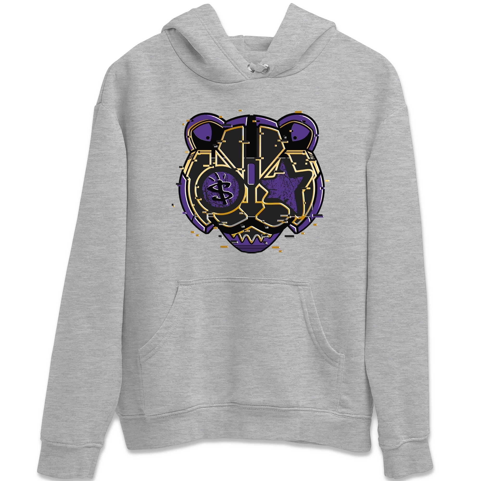 Digital Cat Face Unisex Tops - Air Jordan 12 Field Purple