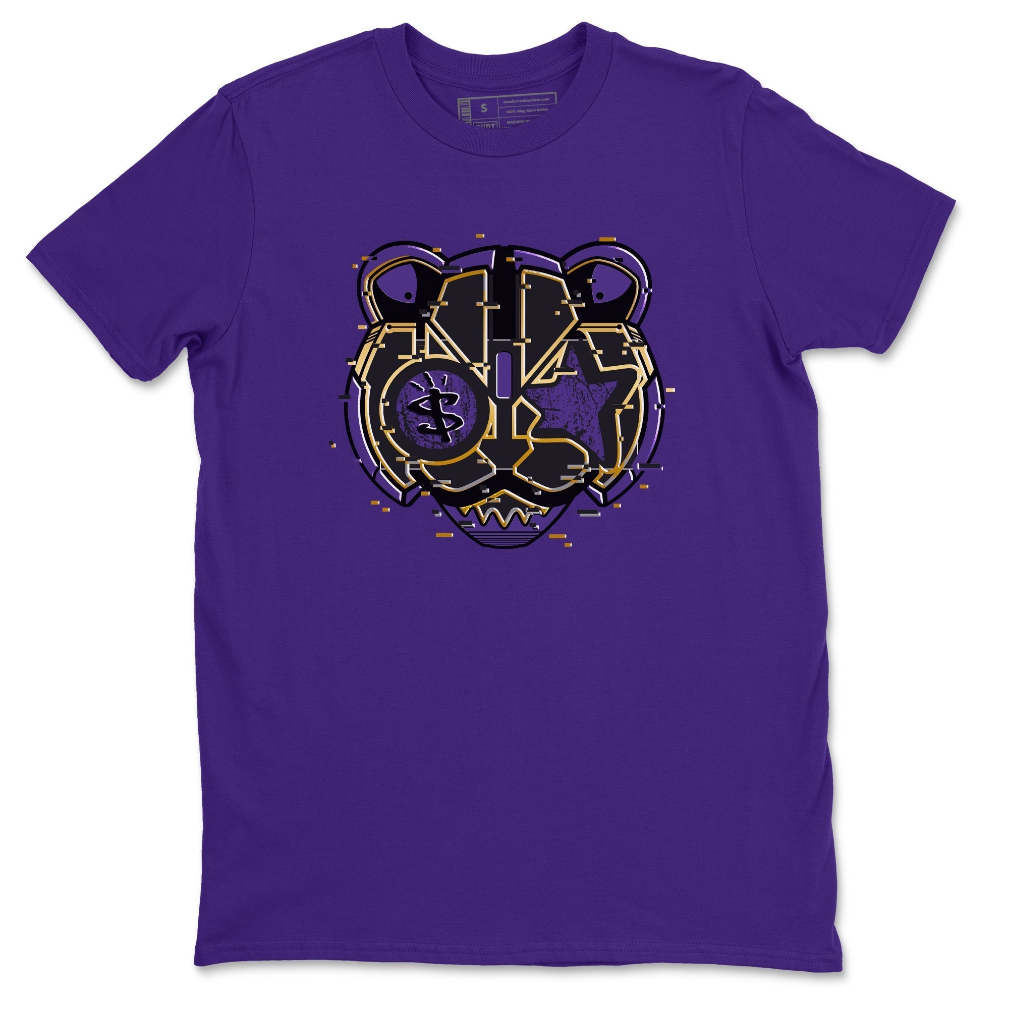 Digital Cat Face Unisex Tops - Air Jordan 12 Field Purple