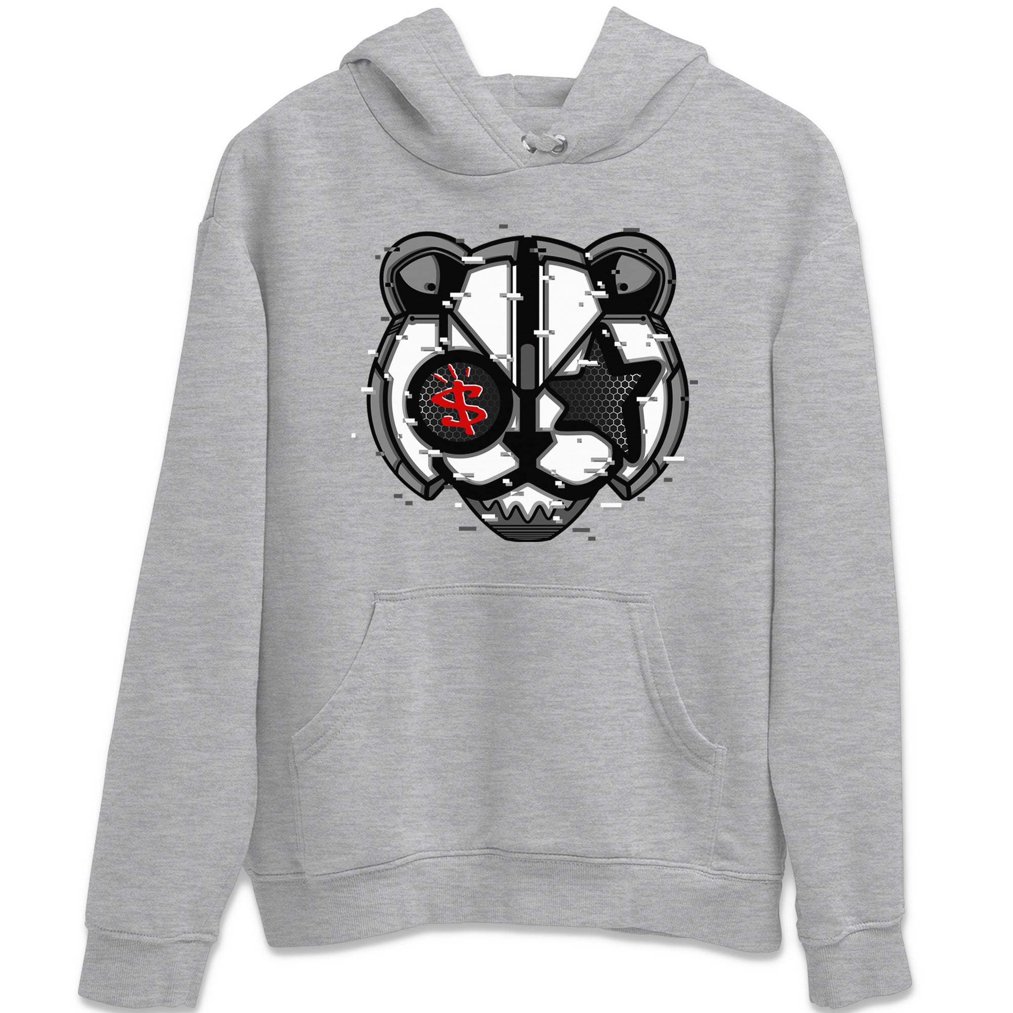 Digital Cat Face Unisex Tops - Air Jordan 13 Black Flint
