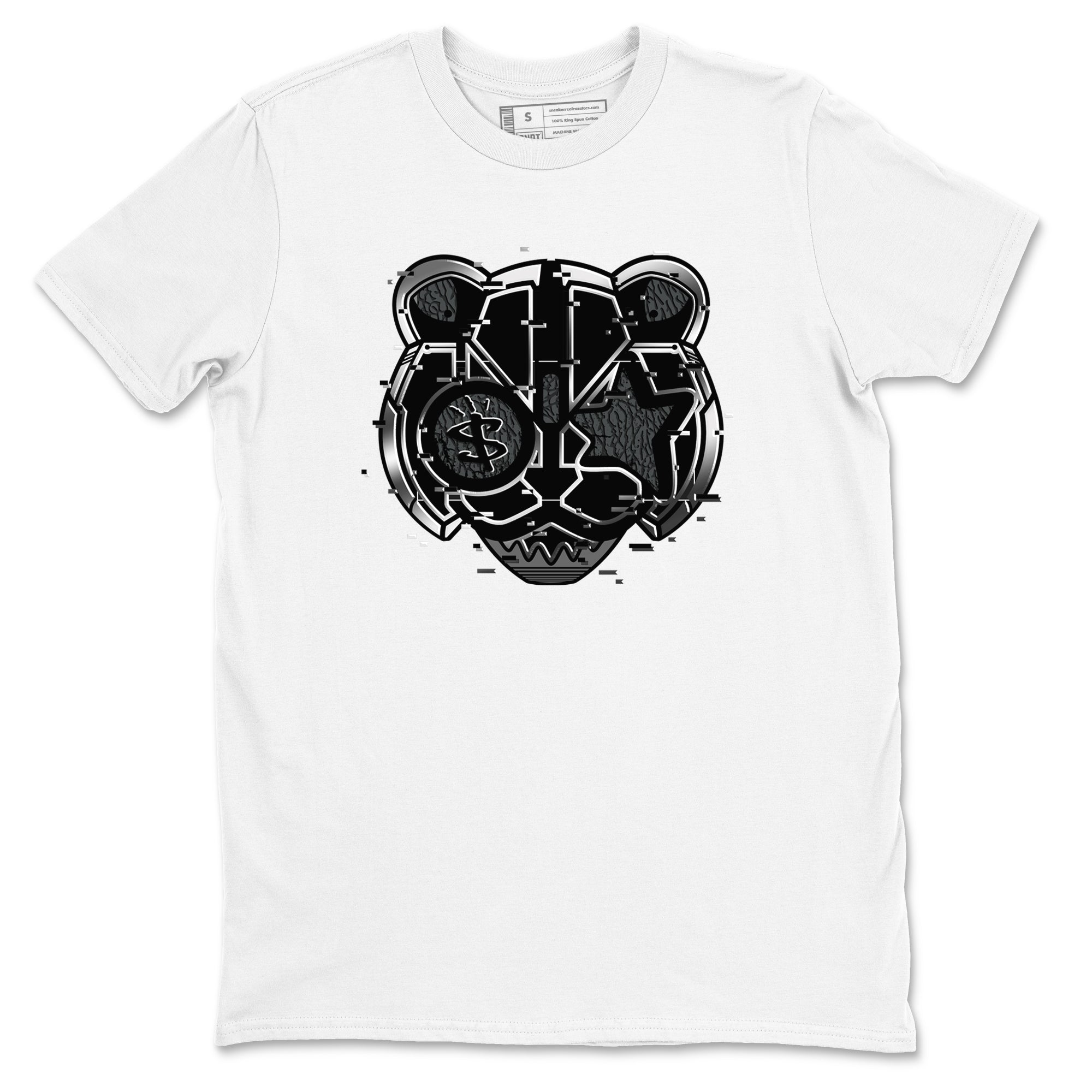 Digital Cat Face snkmatch Tees - Air Jordan 3 Black Cat