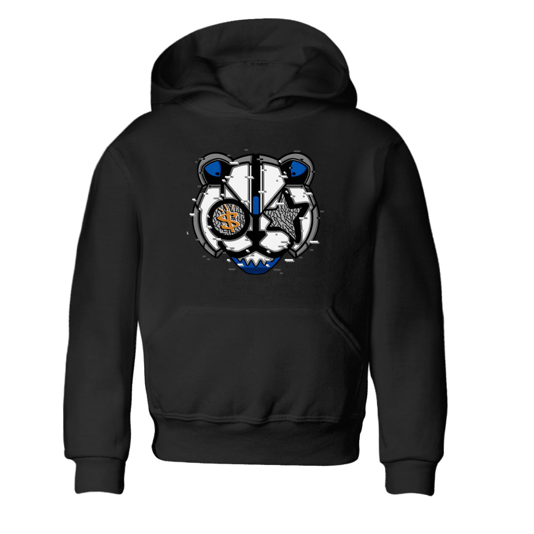 Digital Cat Face Kids Tops - Air Jordan 3 Wizards