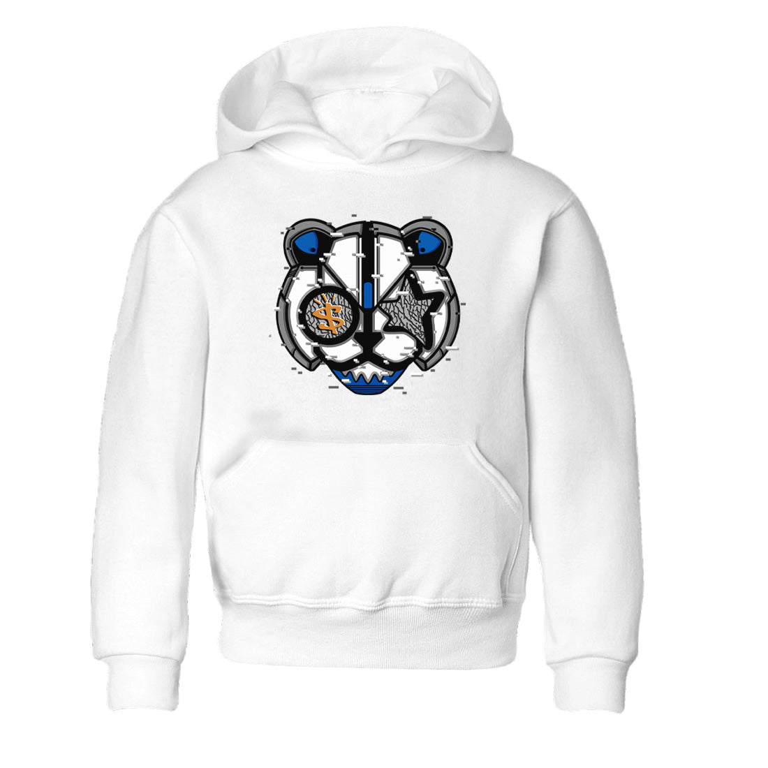 Digital Cat Face Kids Tops - Air Jordan 3 Wizards
