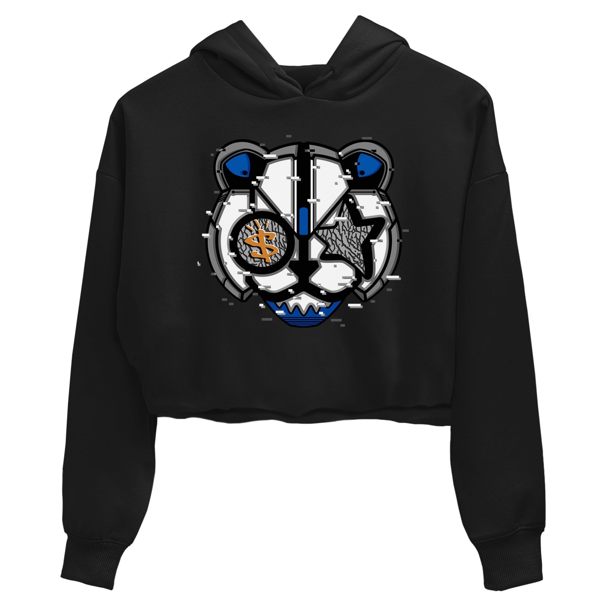 Digital Cat Face Women's Tops - Air Jordan 3 Wizards