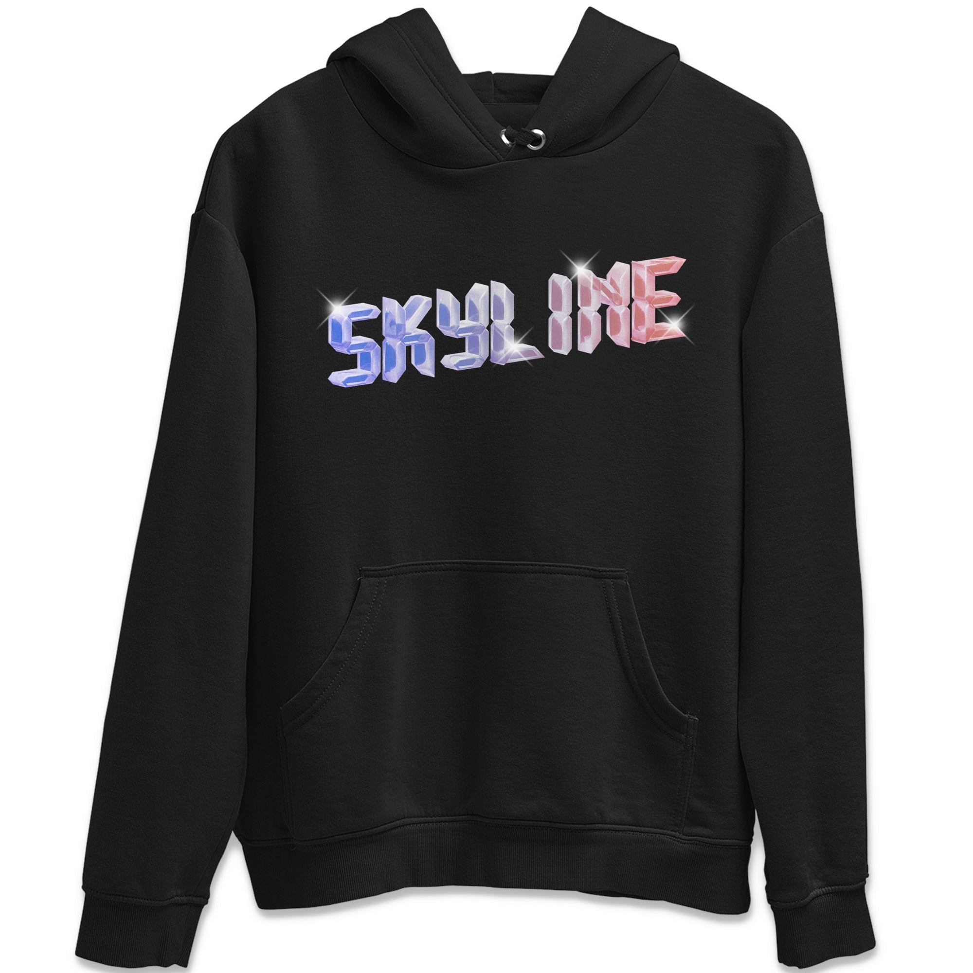 Digital Crystal Unisex Tops - Air Jordan 1 Skyline