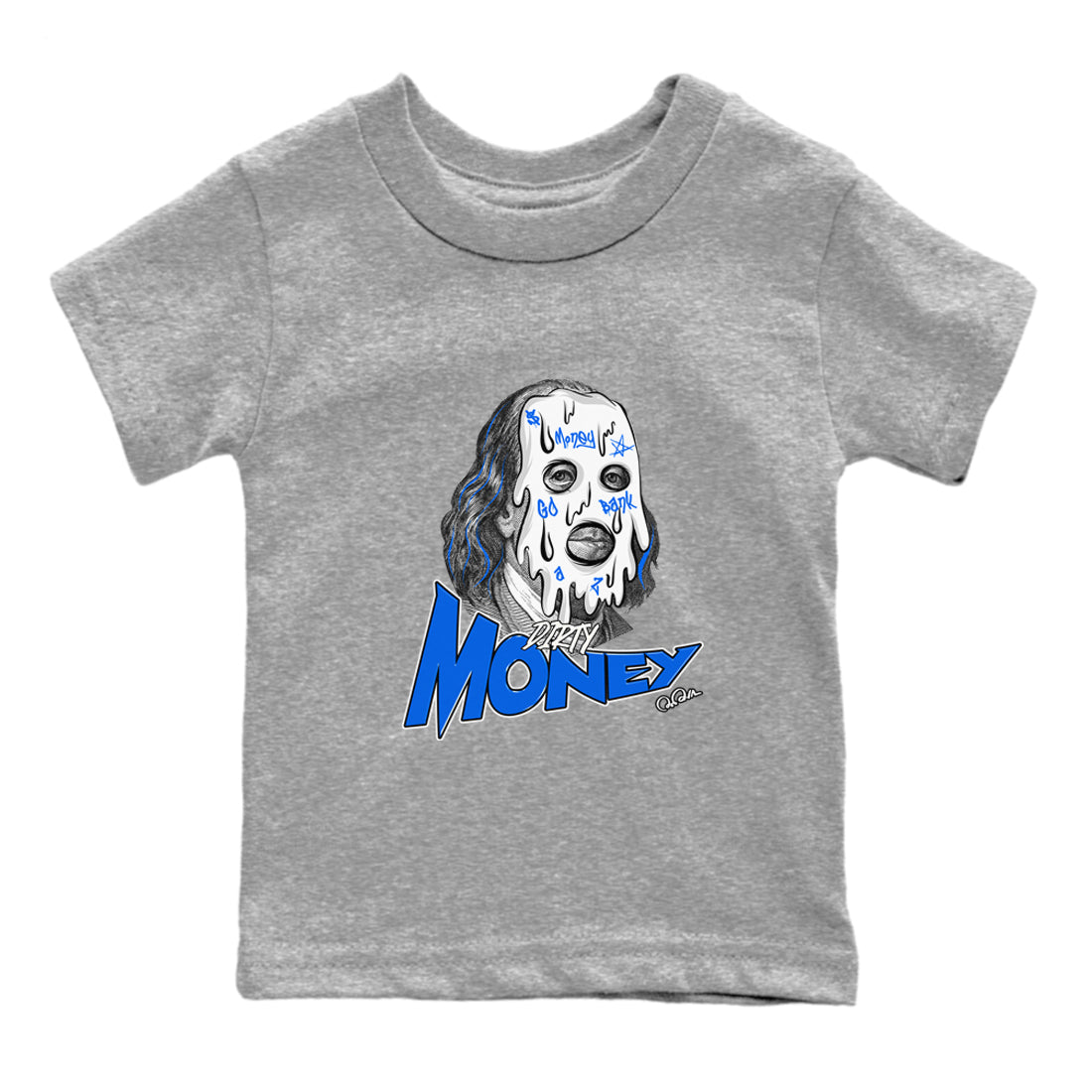 Dirty Money snkmatch Tees Kids - Air Jordan 1 Game Royal