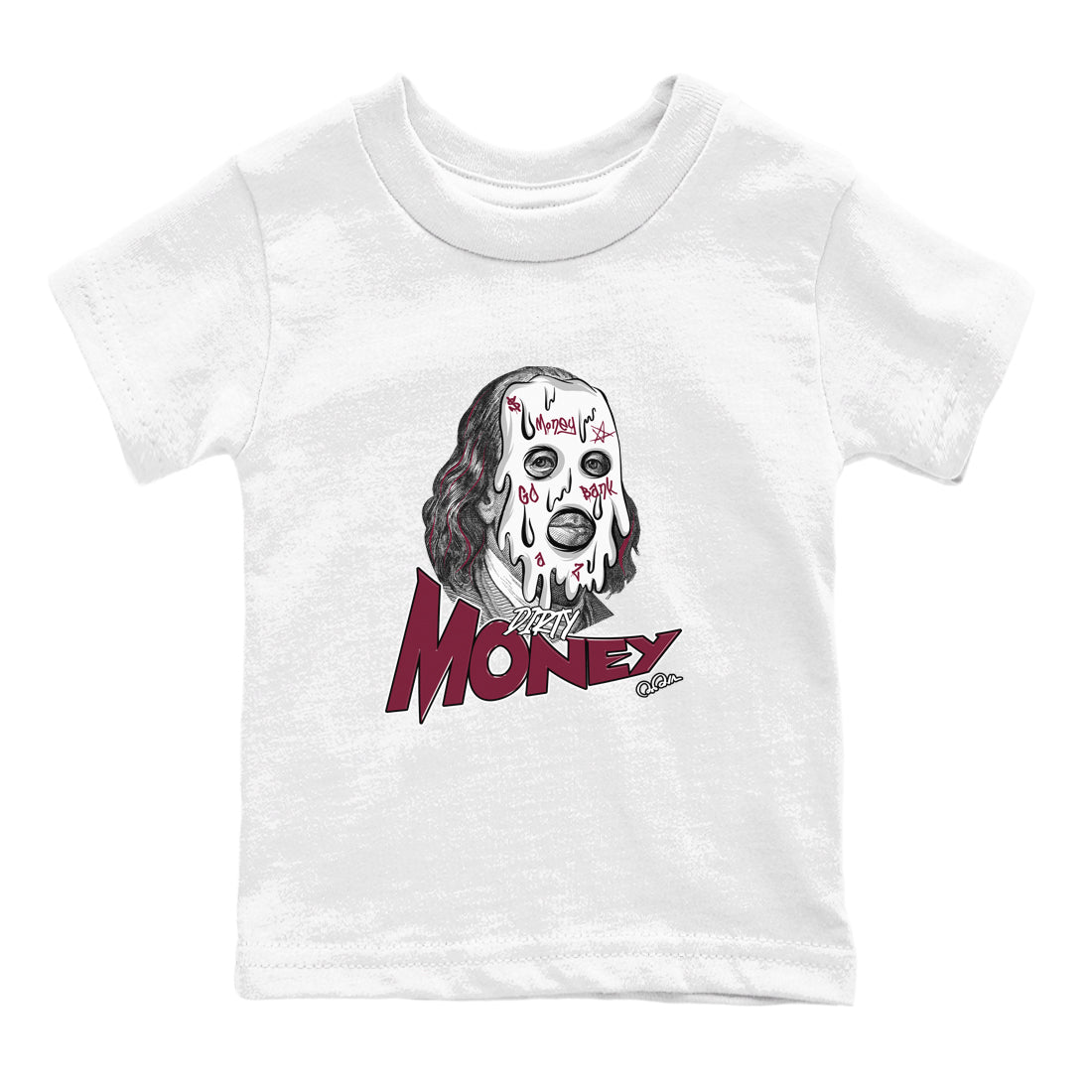 Dirty Money snkmatch Tee Kids - Air Jordan 1 Metallic Burgundy