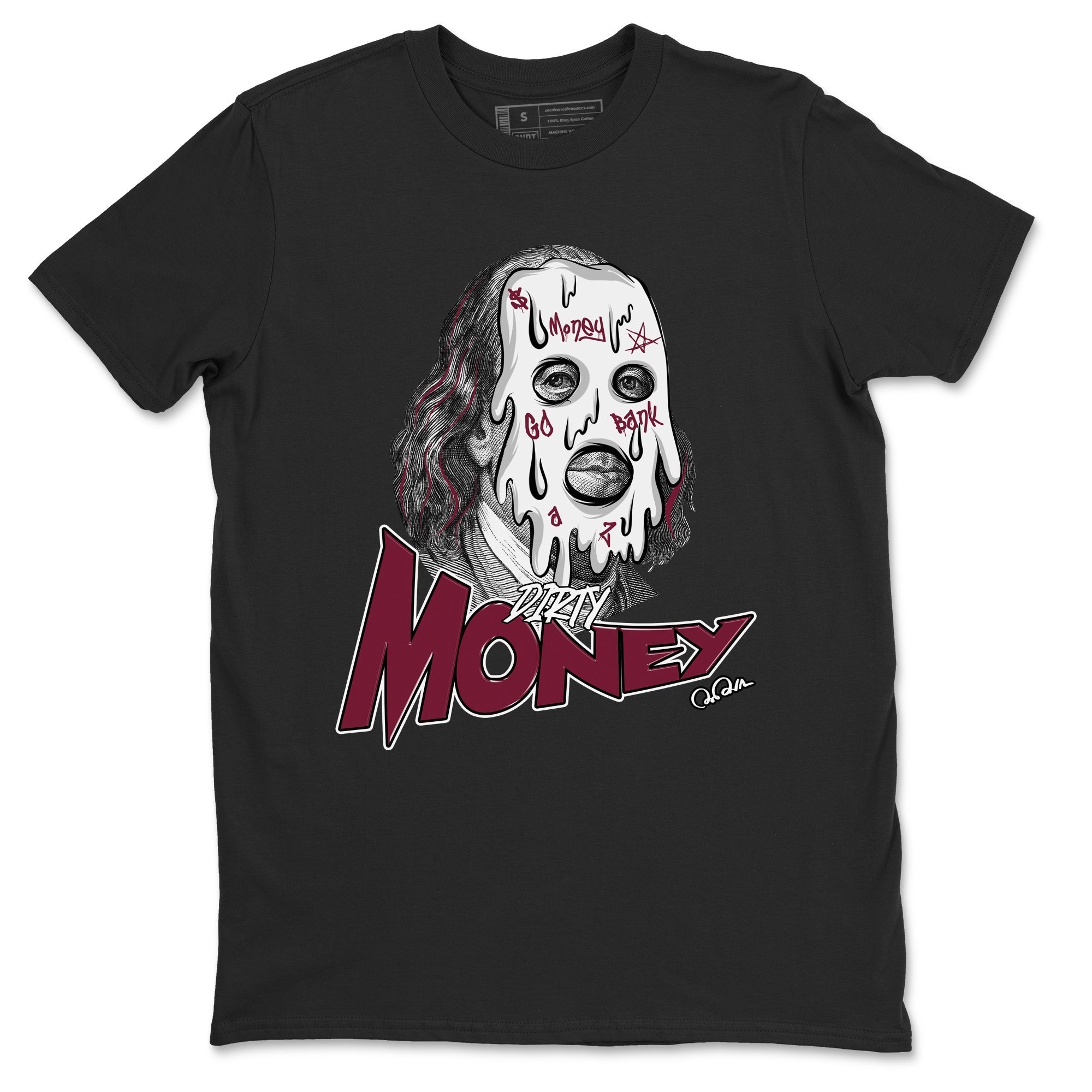 Dirty Money snkmatch Tee - Air Jordan 1 Metallic Burgundy