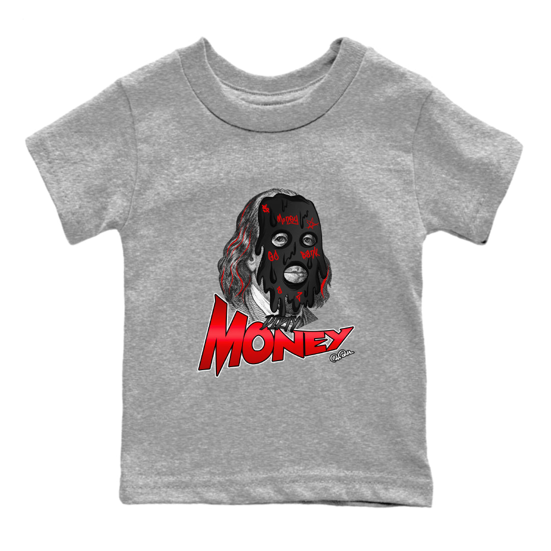 Dirty Money Kids Tops - Air Jordan 1 Satin Bred