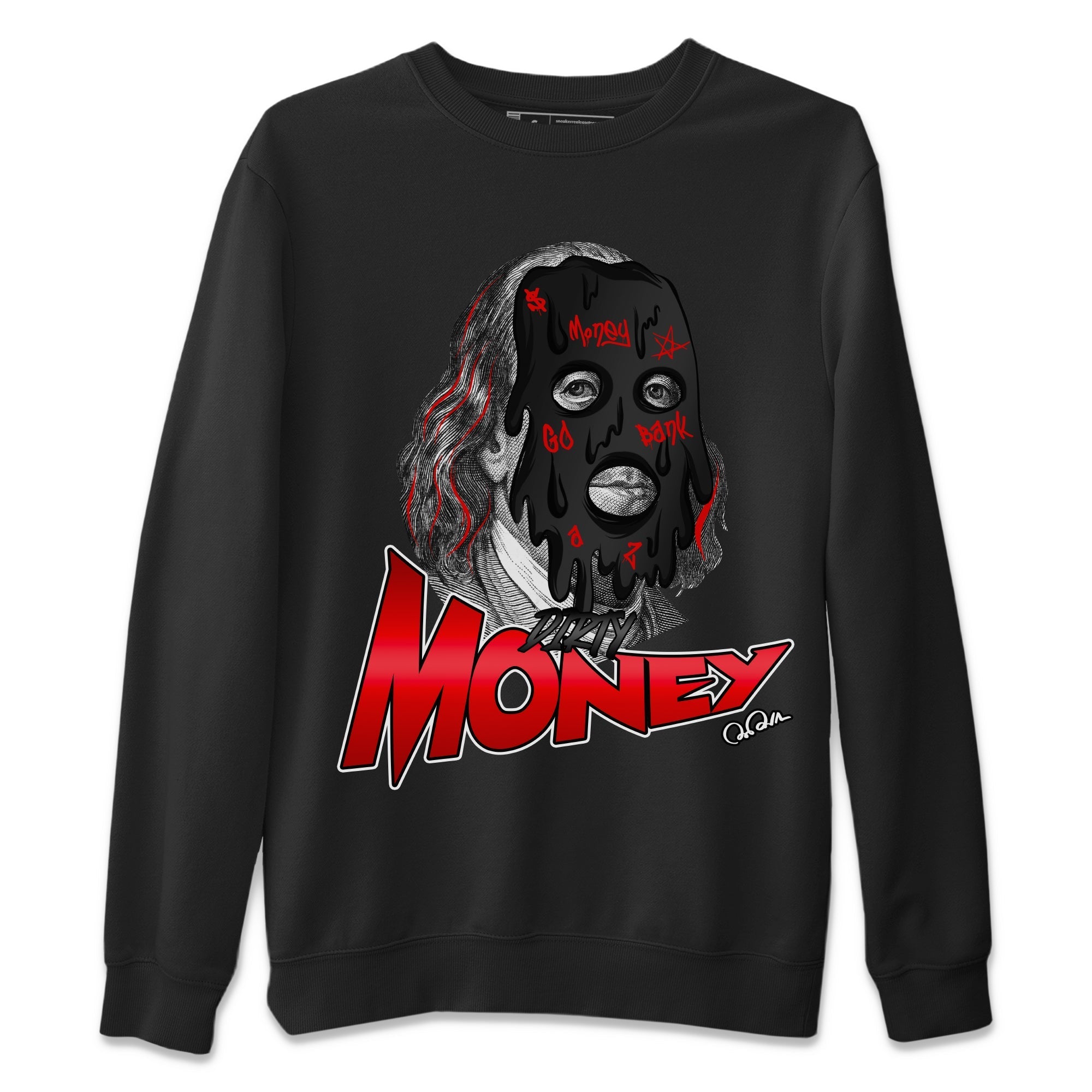Dirty Money Unisex Tops - Air Jordan 1 Satin Bred