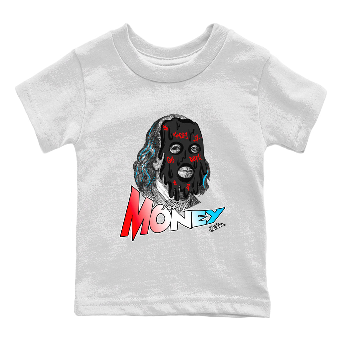 Dirty Money Kids Tops - Air Jordan 1 UNC to Chicago