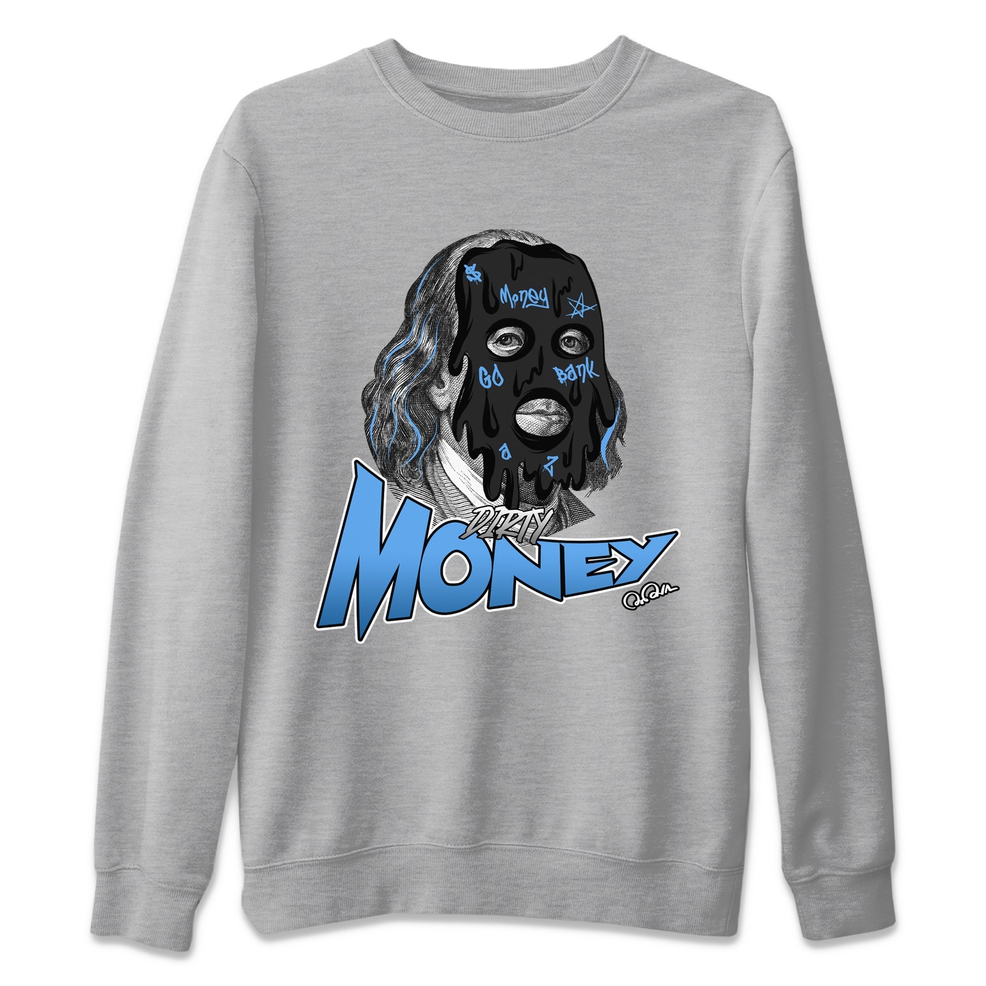 Dirty Money Unisex Tops - Air Jordan 1 UNC Toe