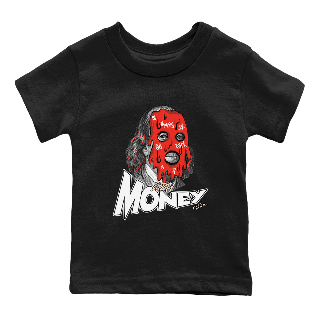 Dirty Money snkmatch Tees Kids - Air Jordan 13 Dune Red