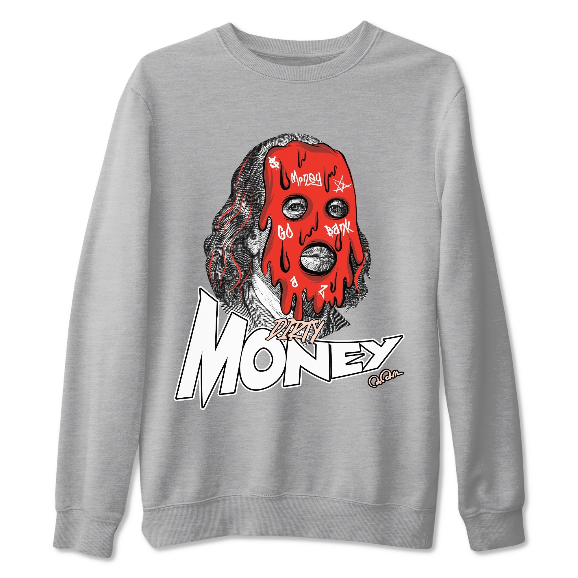 Dirty Money snkmatch Tees - Air Jordan 13 Dune Red