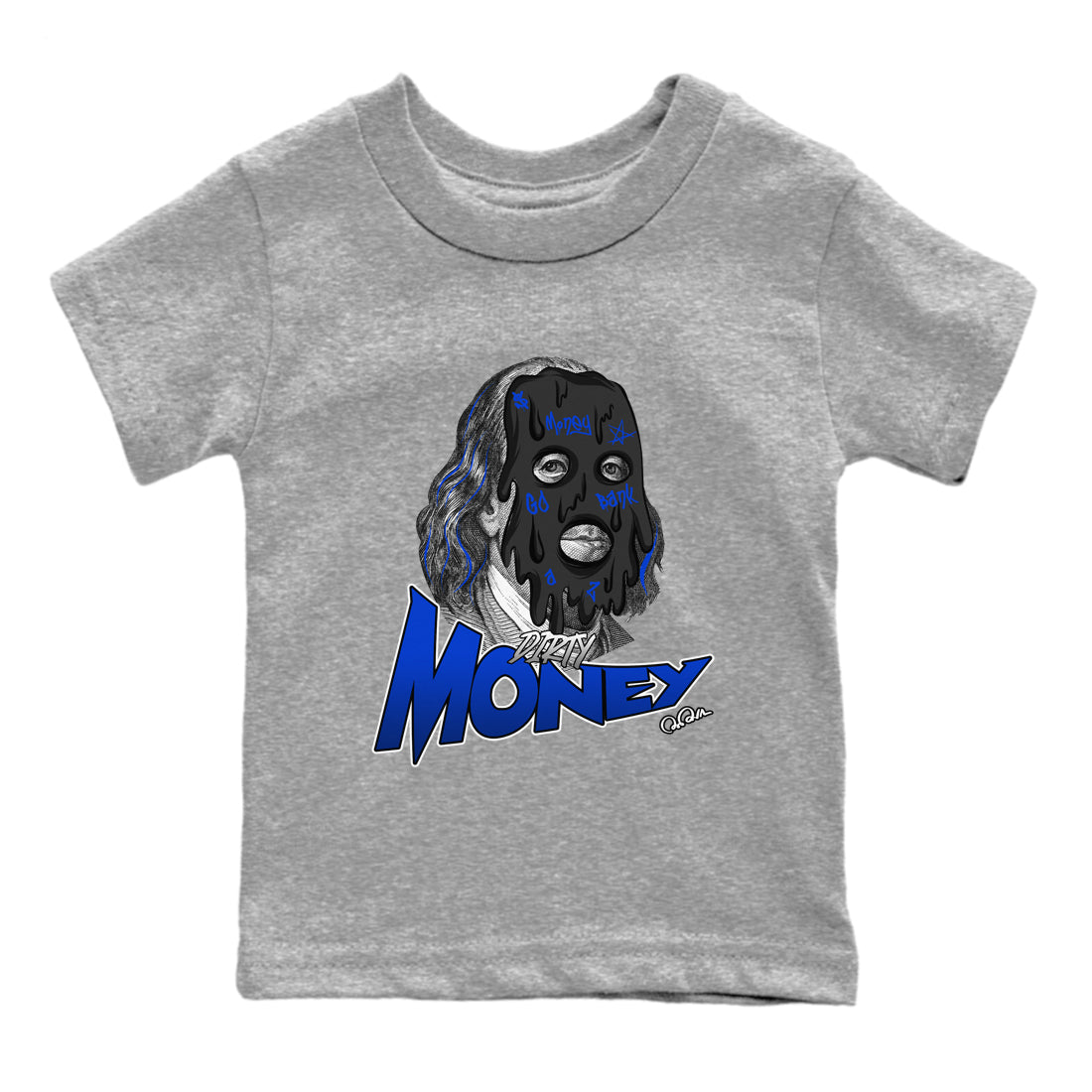 Dirty Money Kids Tops - Air Jordan 14 Laney