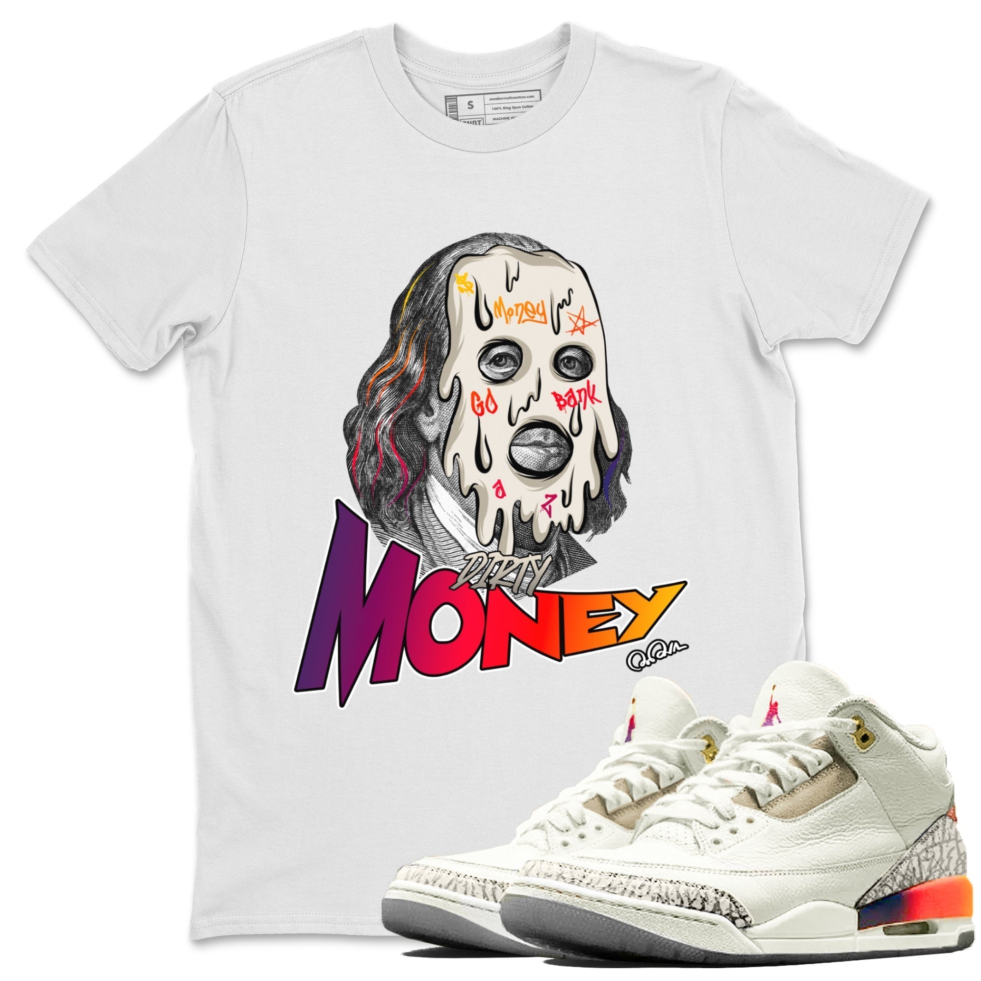 Dirty Money snkmatch Tee - Air Jordan 3 J Balvin
