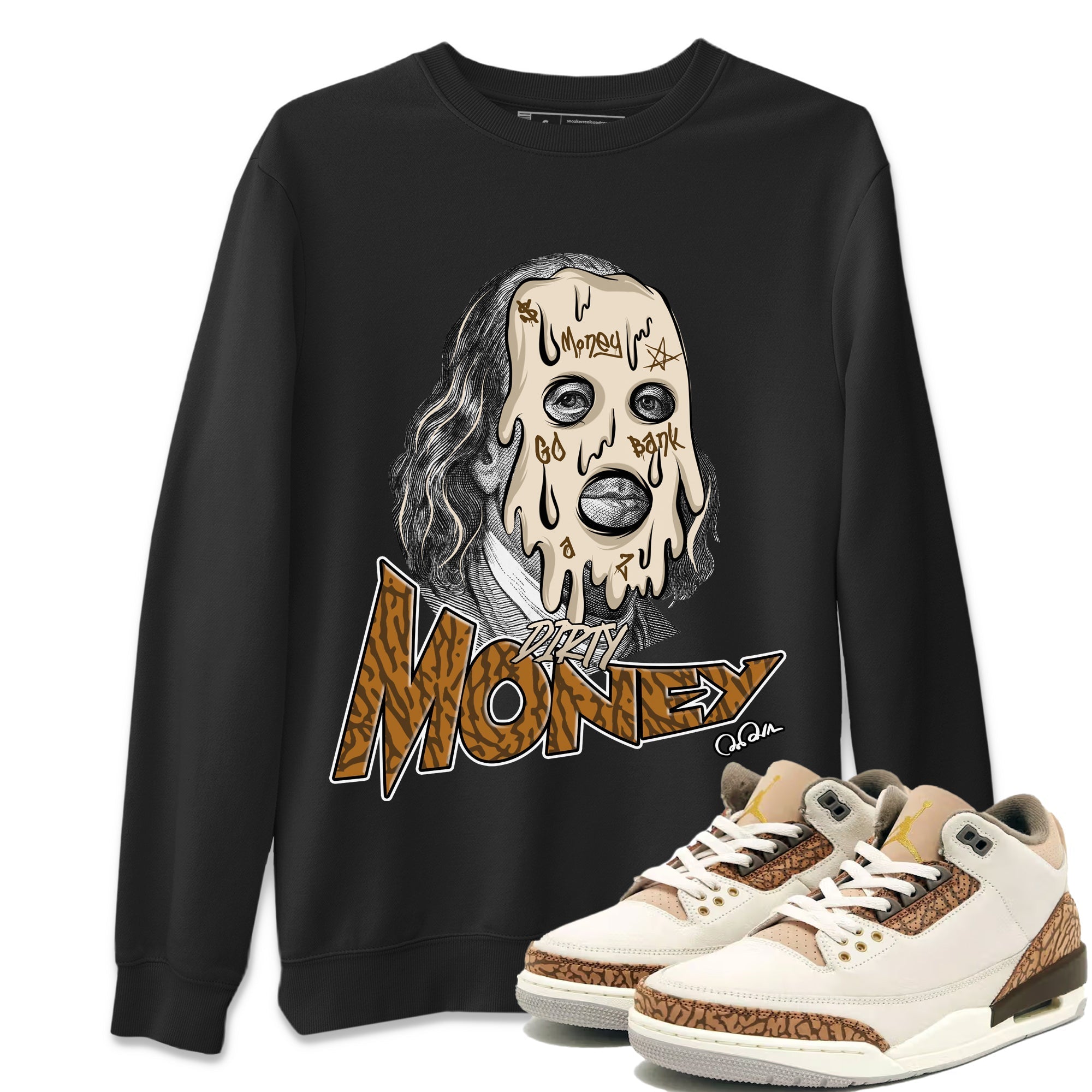 Dirty Money Unisex Tops - Air Jordan 3 Palomino