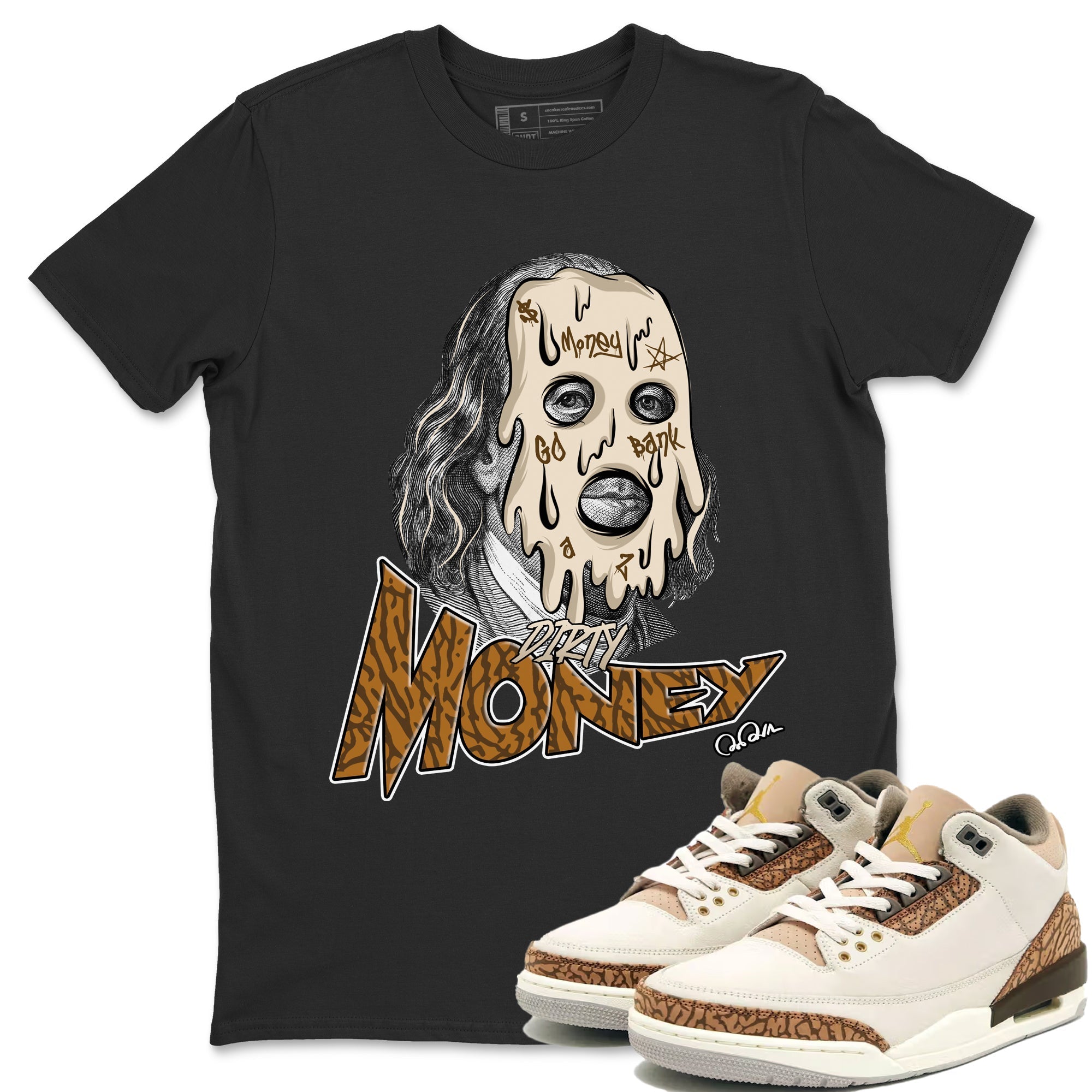Dirty Money Unisex Tops - Air Jordan 3 Palomino