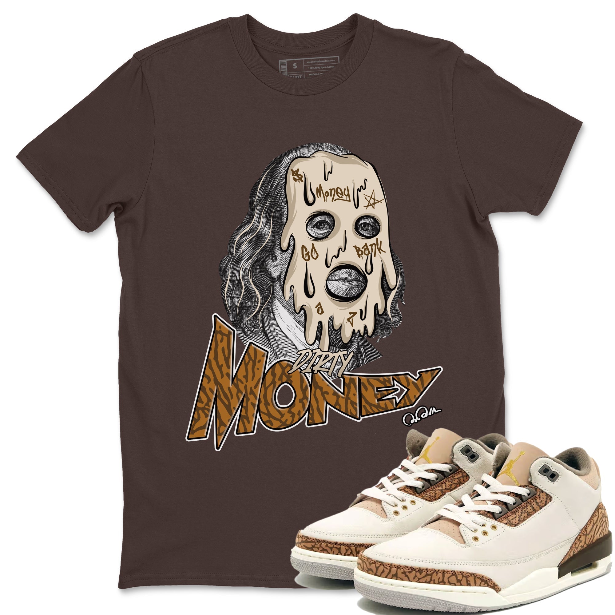 Dirty Money Unisex Tops - Air Jordan 3 Palomino