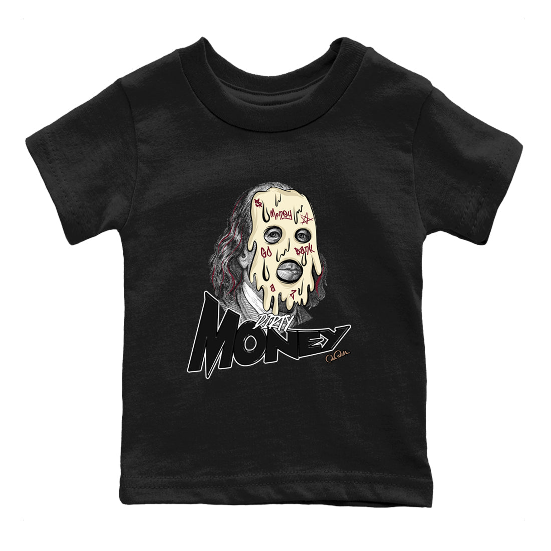 Dirty Money snkmatch Tees Kids - Air Jordan 4 A Ma Maniere x Fossil Stone