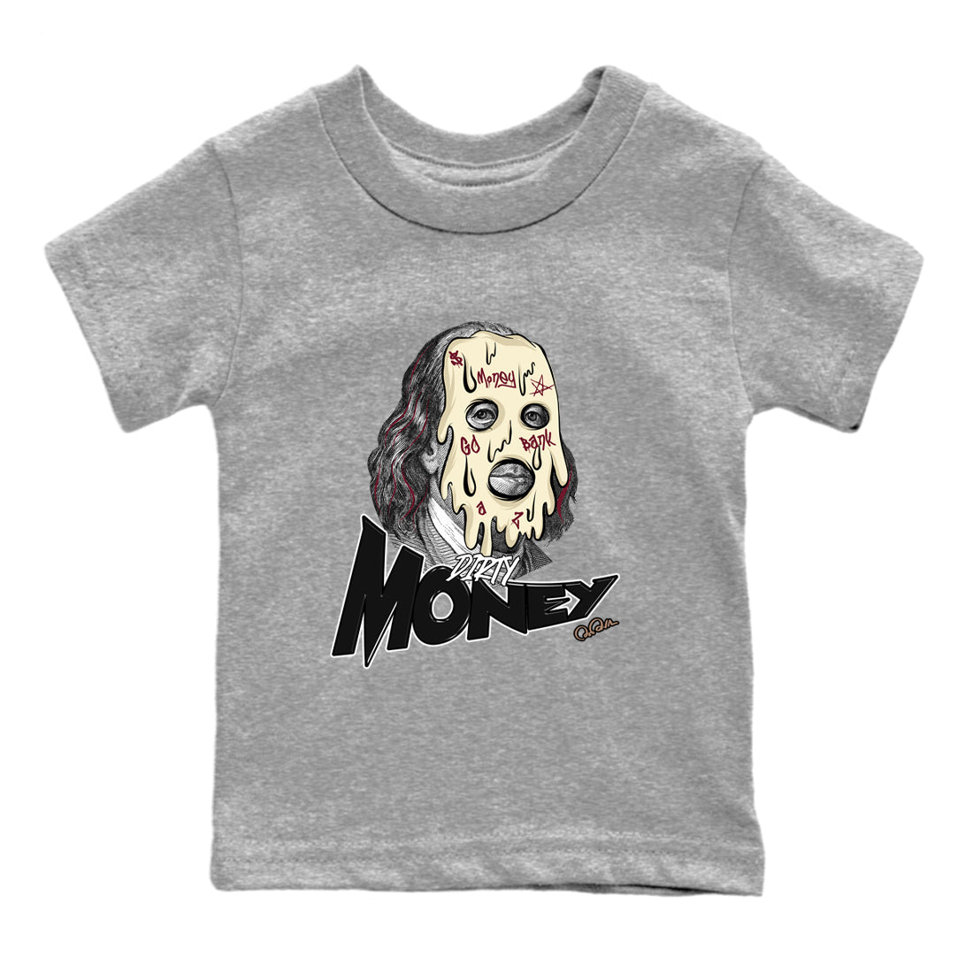 Dirty Money snkmatch Tees Kids - Air Jordan 4 A Ma Maniere x Fossil Stone