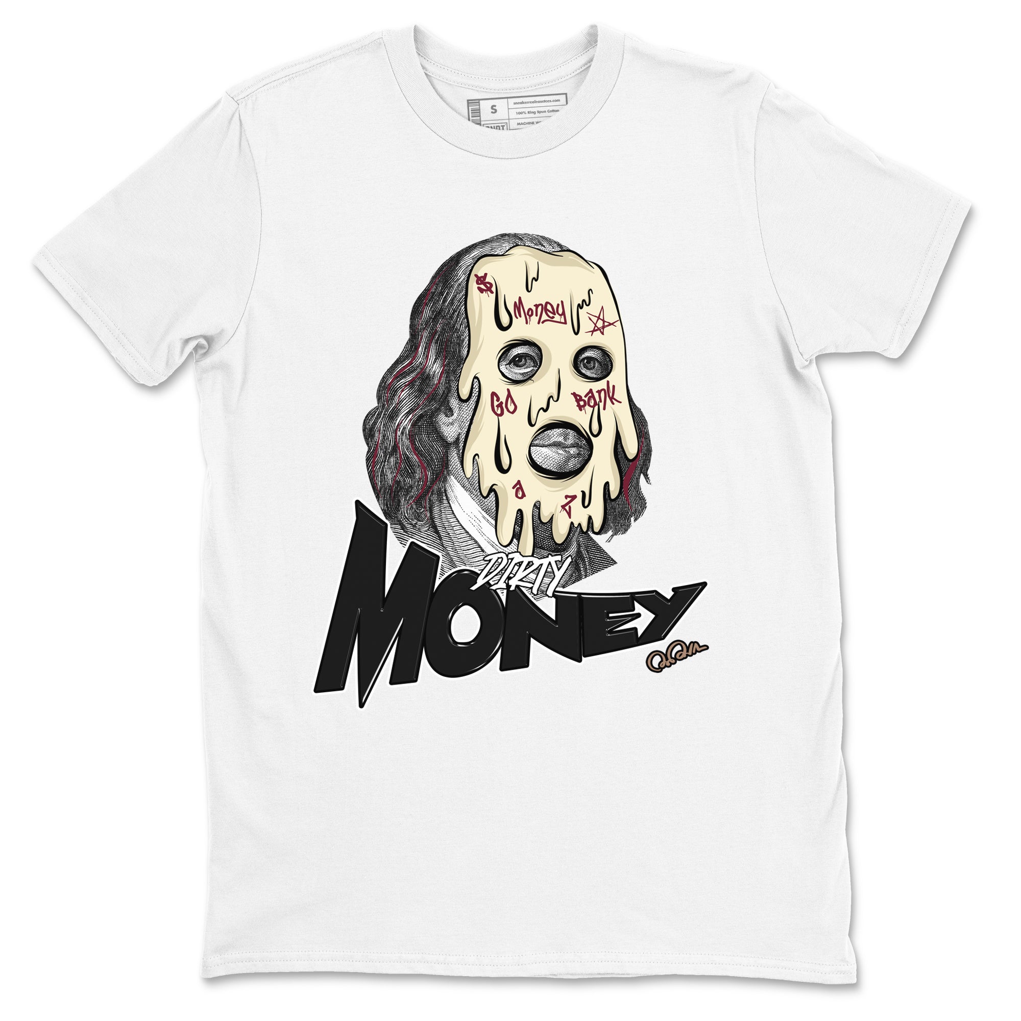Dirty Money snkmatch Tees - Air Jordan 4 A Ma Maniere x Fossil Stone
