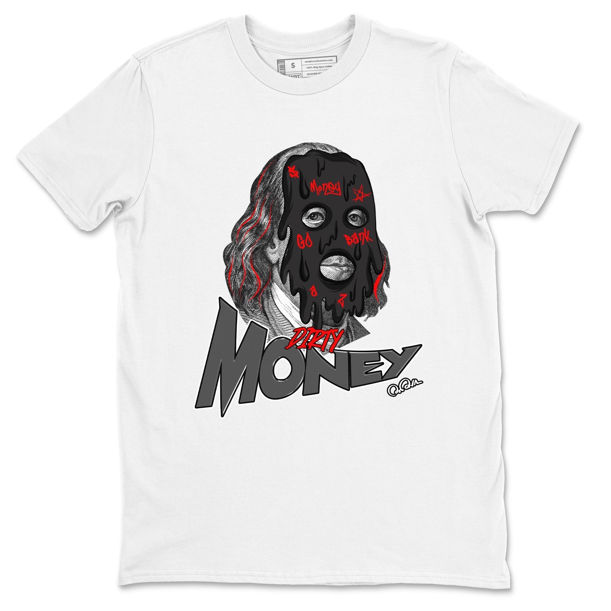 Dirty Money snkmatch Tee - Air Jordan 4 Bred Reimagined