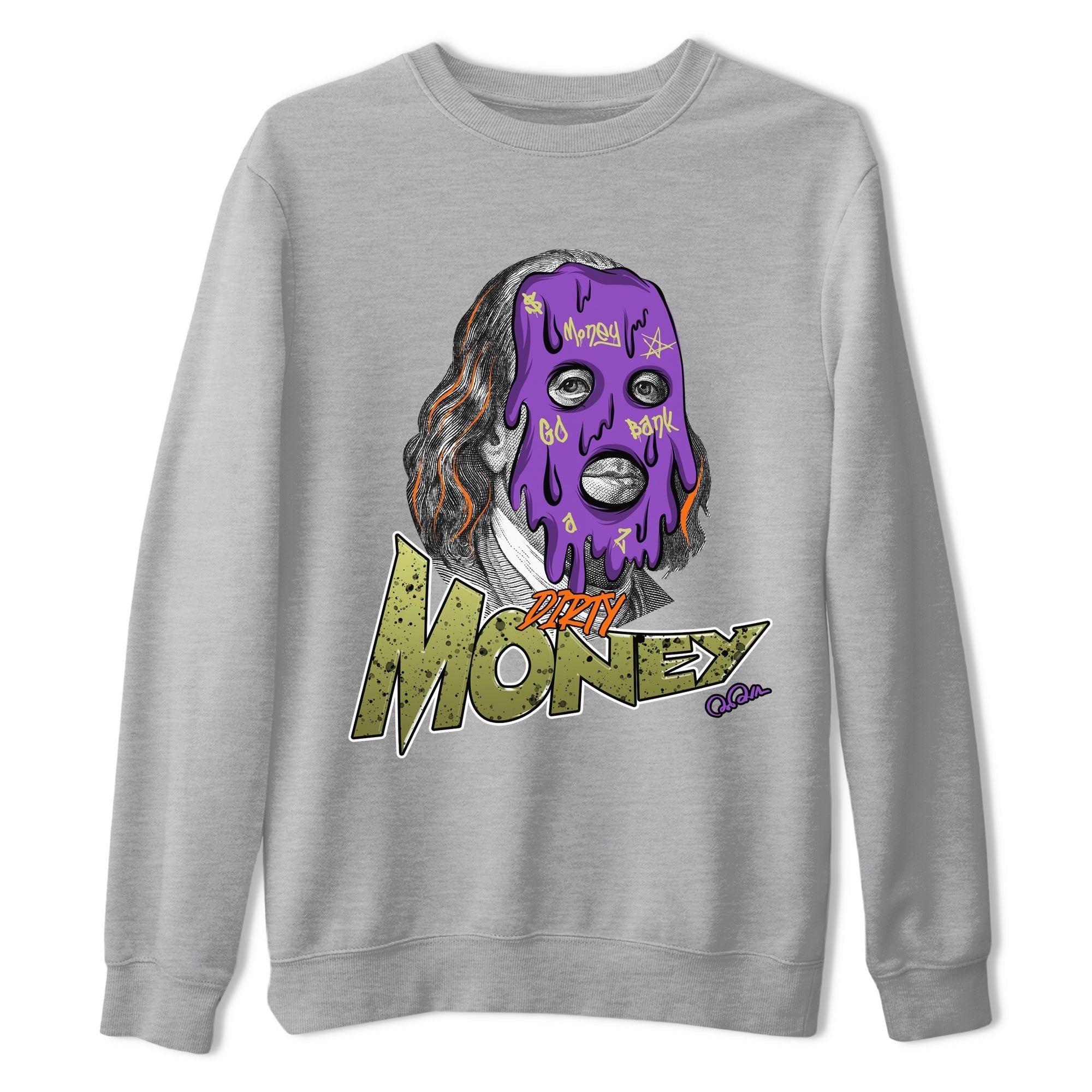 Dirty Money snkmatch Tee - Air Jordan 4 Canyon Purple