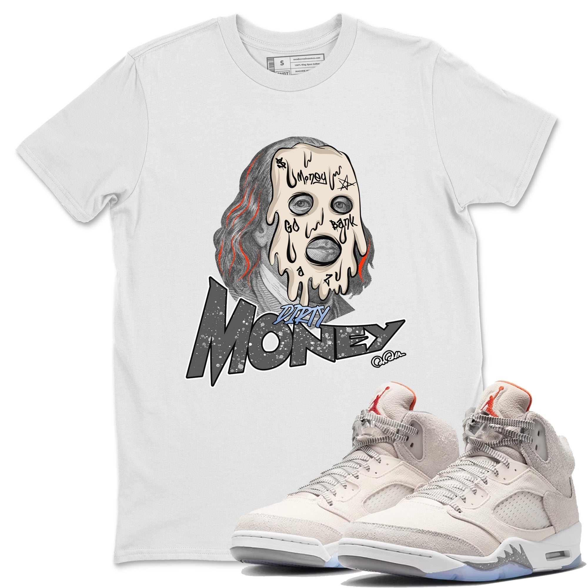 Dirty Money Unisex Tops - Air Jordan 5 Craft