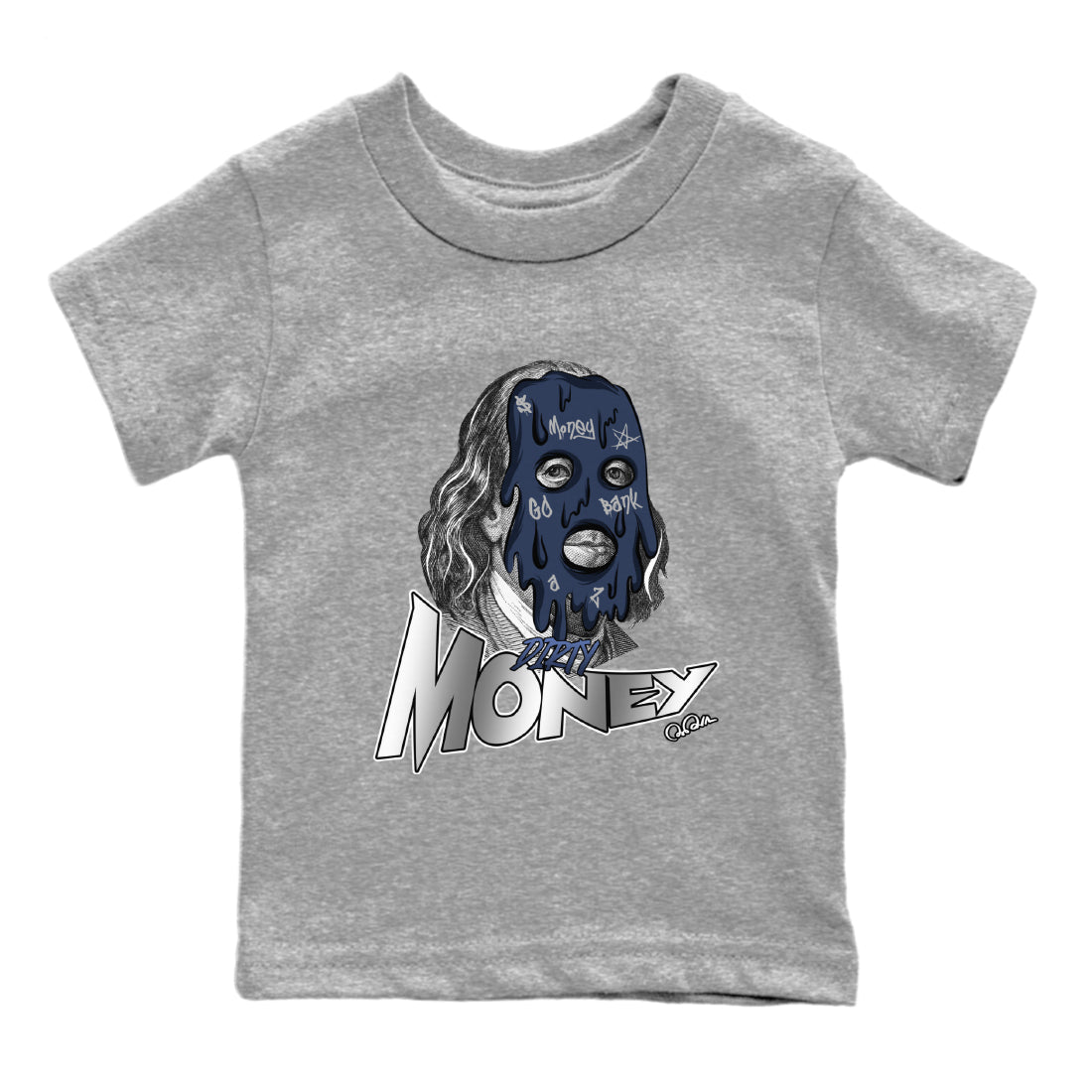 Dirty Money Kids Tops - Air Jordan 5 Georgetown
